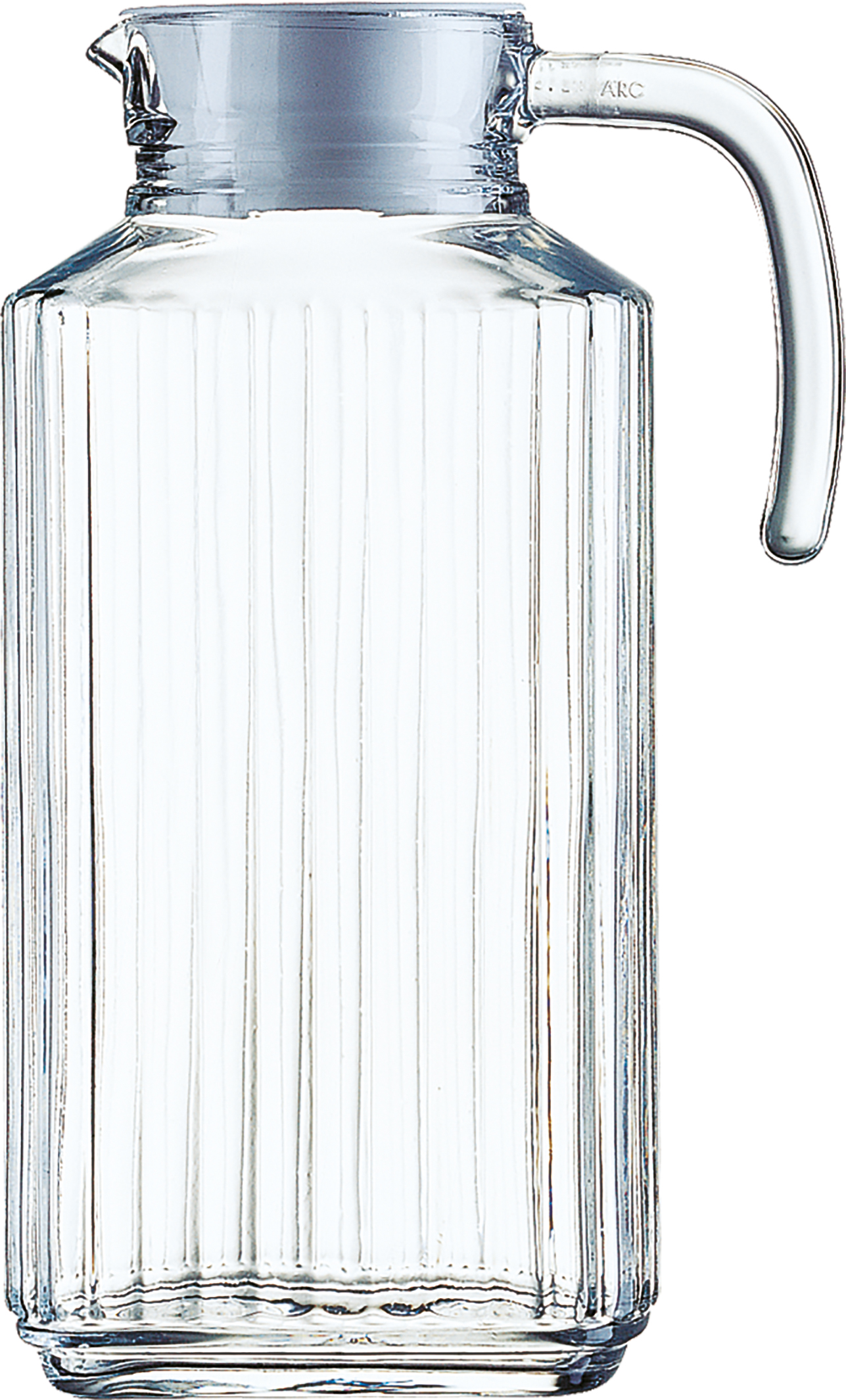 Glaskrug 1,7l QUADRO mit Deckel