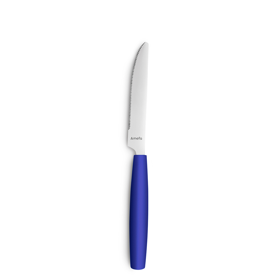 Menümesser Vollheft PIXEL PVD royalblau