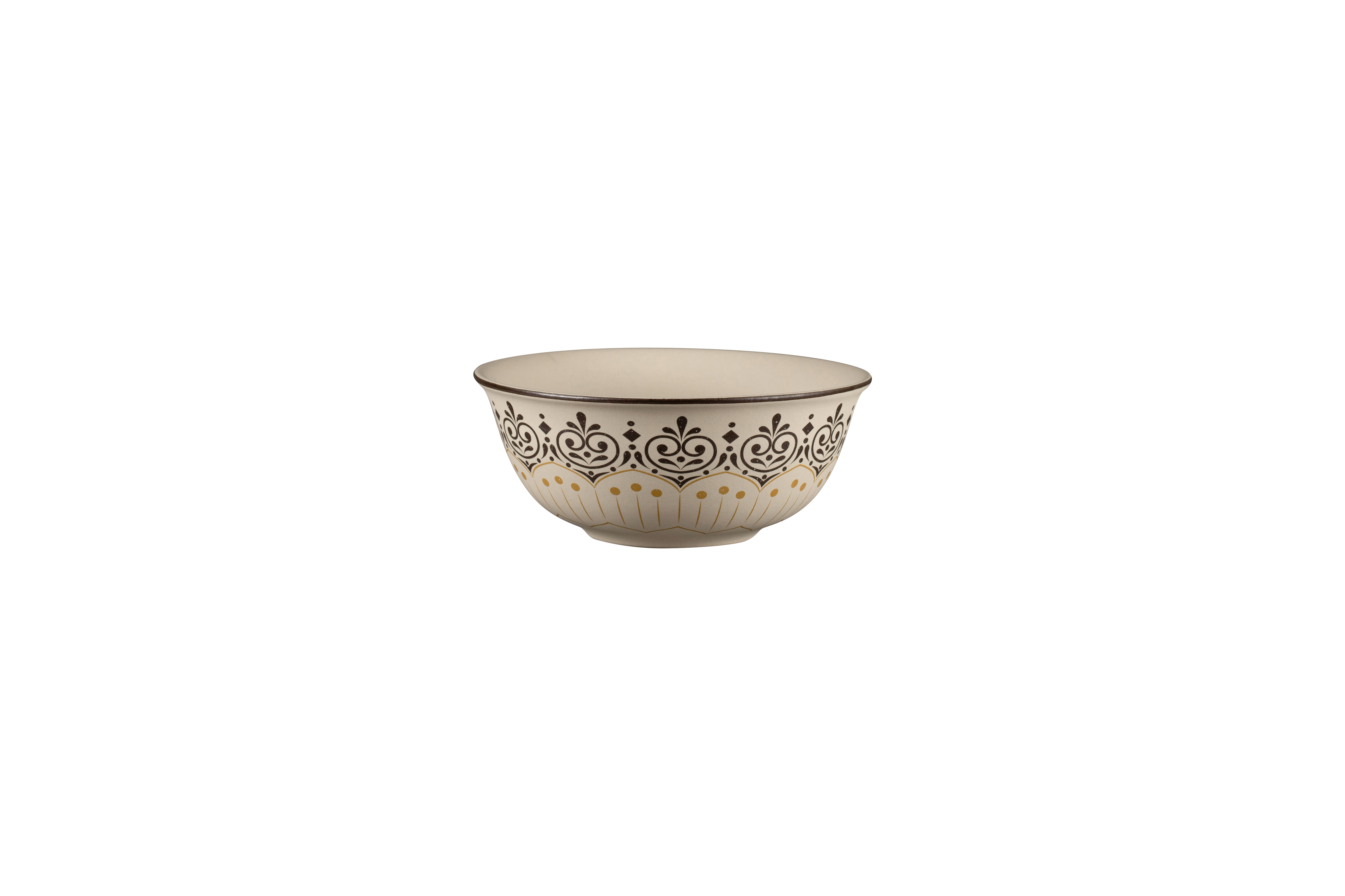 Schale Ø16cm H6,5cm 0,58L ARGILA CARTAGENA decorated grey