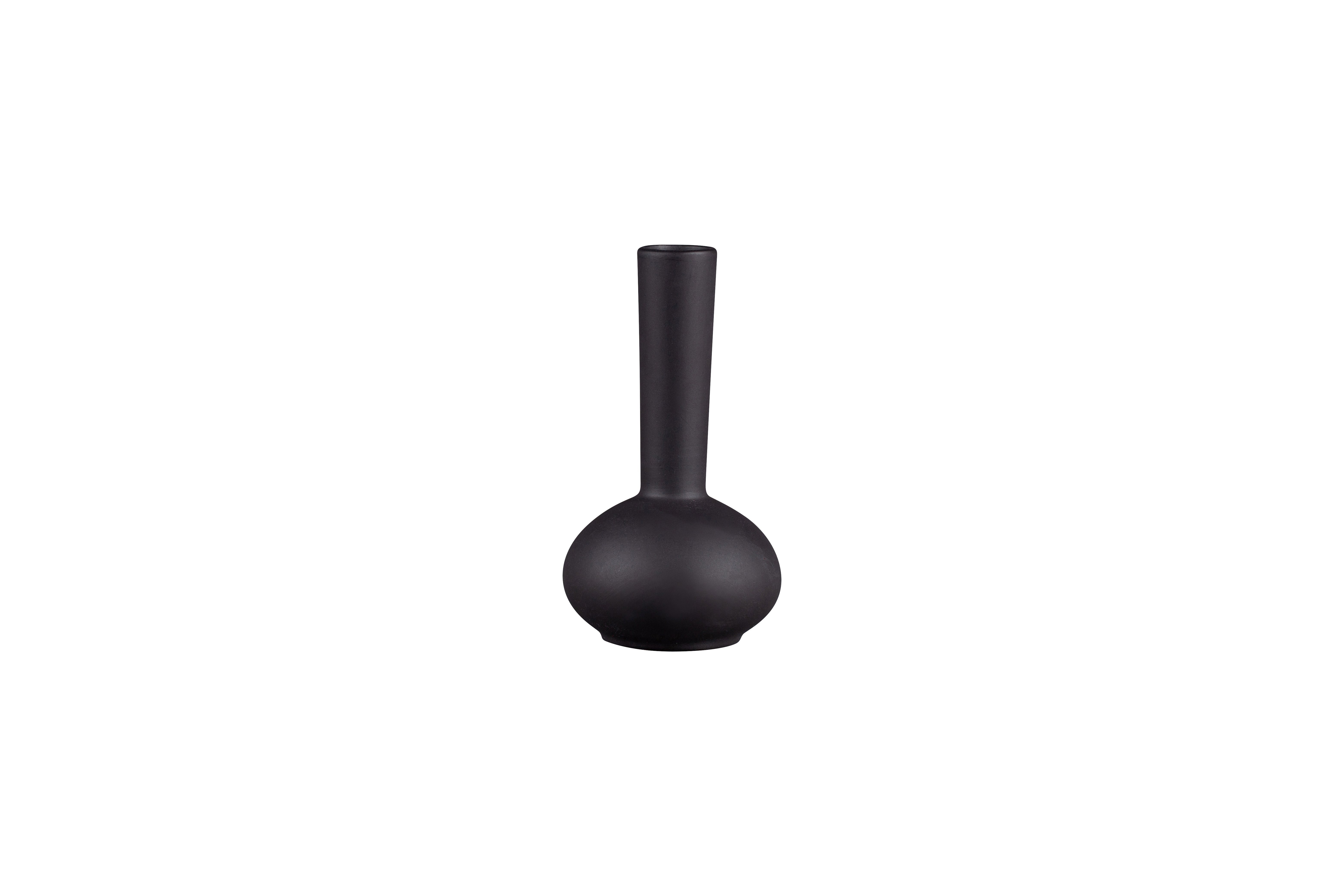 Vase Ø3cm x8,5x15,5cm 0,205L GHERA black mat