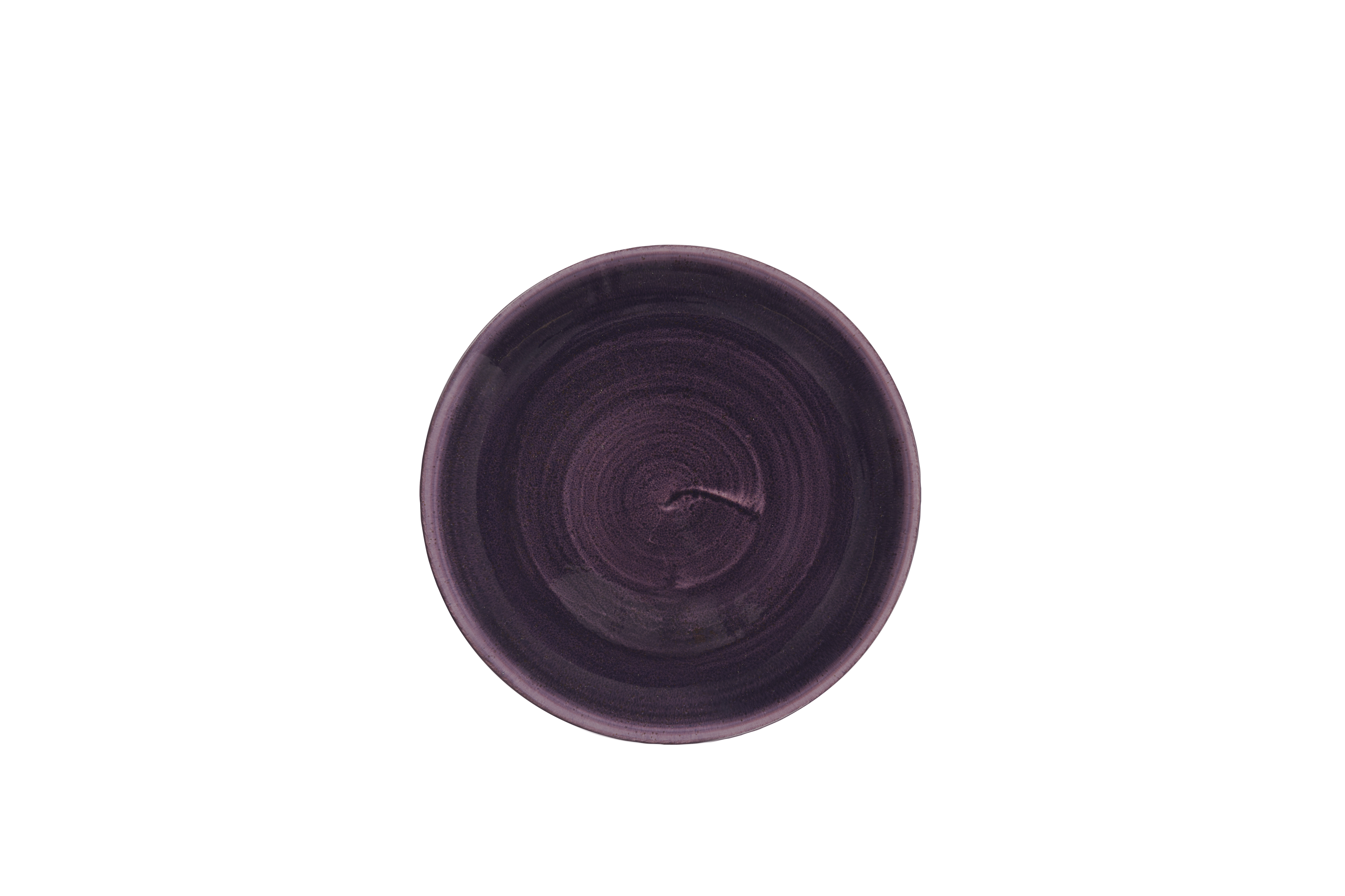 Teller flach coup 21,7cm STONECAST PATINA deep purple