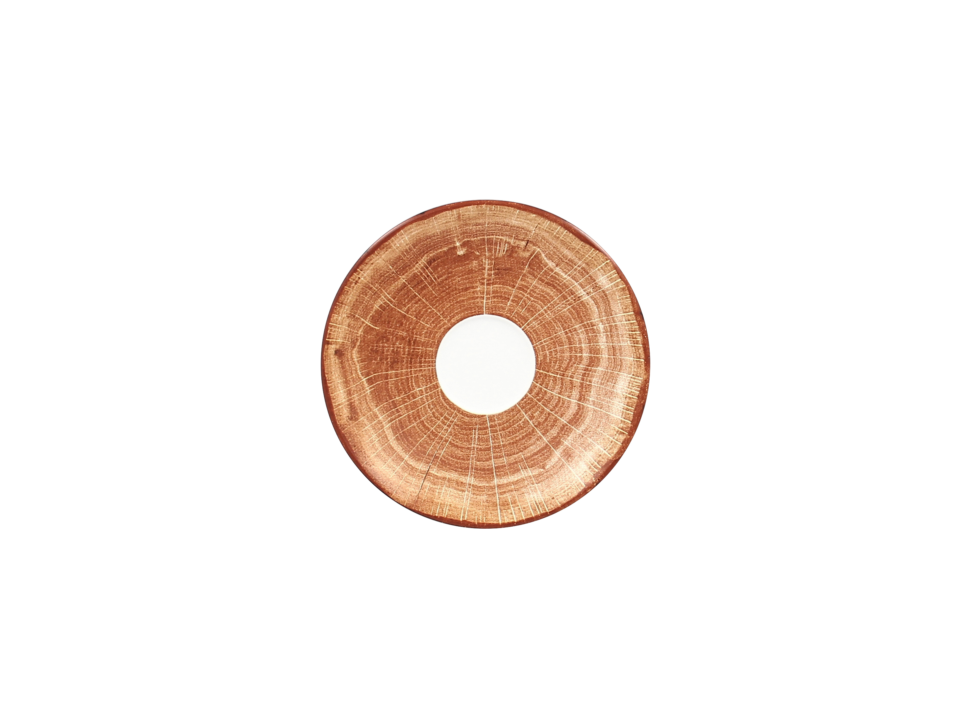 Kaffee-Untertasse 17cm FUSION WOODART timber-brown