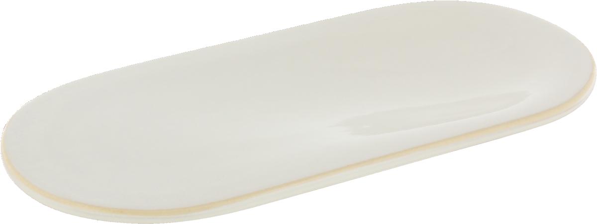 Platte oval beige 22x10cm BREAD & BITE