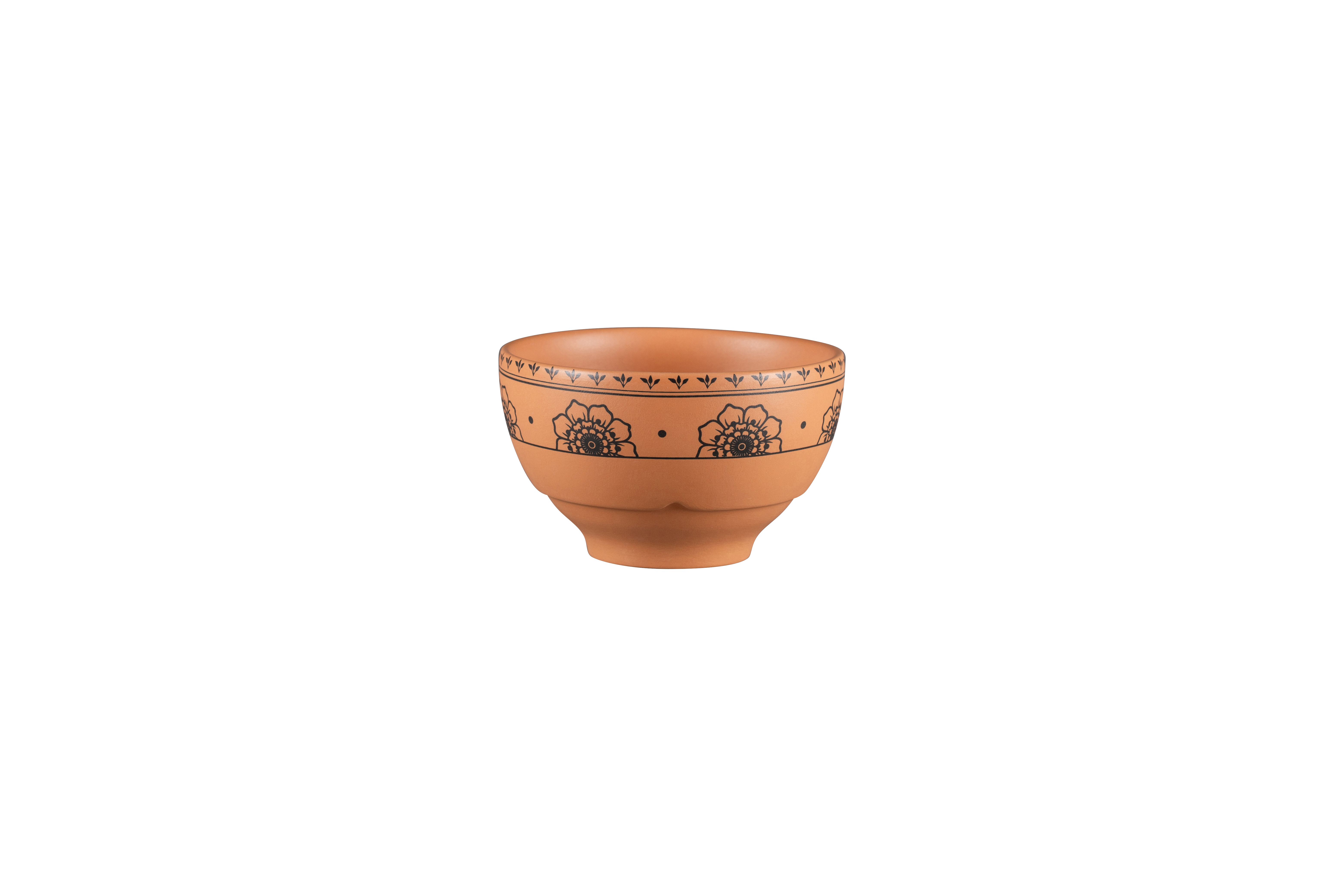 Schale Ø13,5cm H8cm 0,63L TERO ALEXANDRIA decorated terracotta