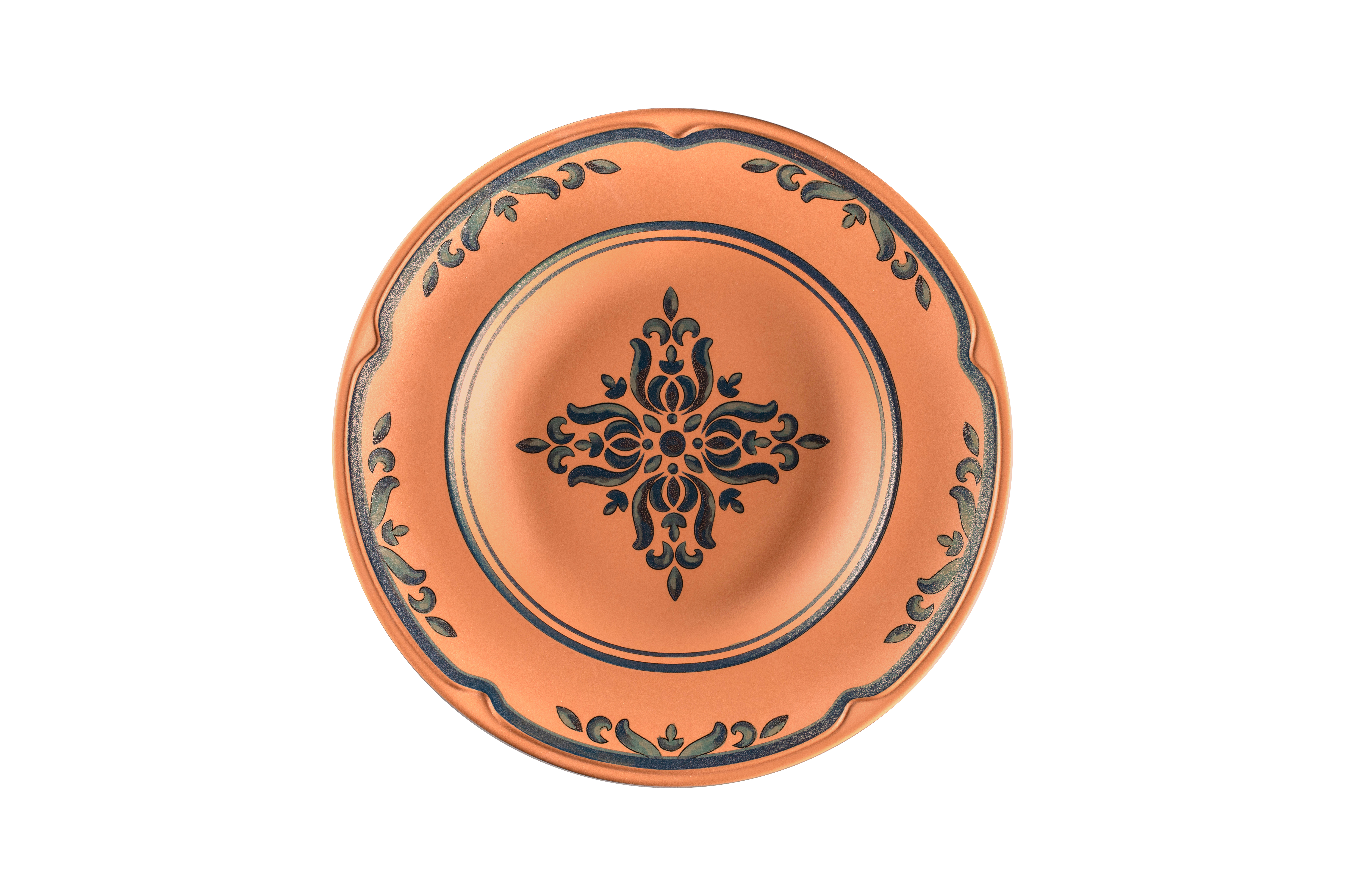 Teller tief Ø30cm H4,4cm 0,56L TERO OSTIA decorated terracotta