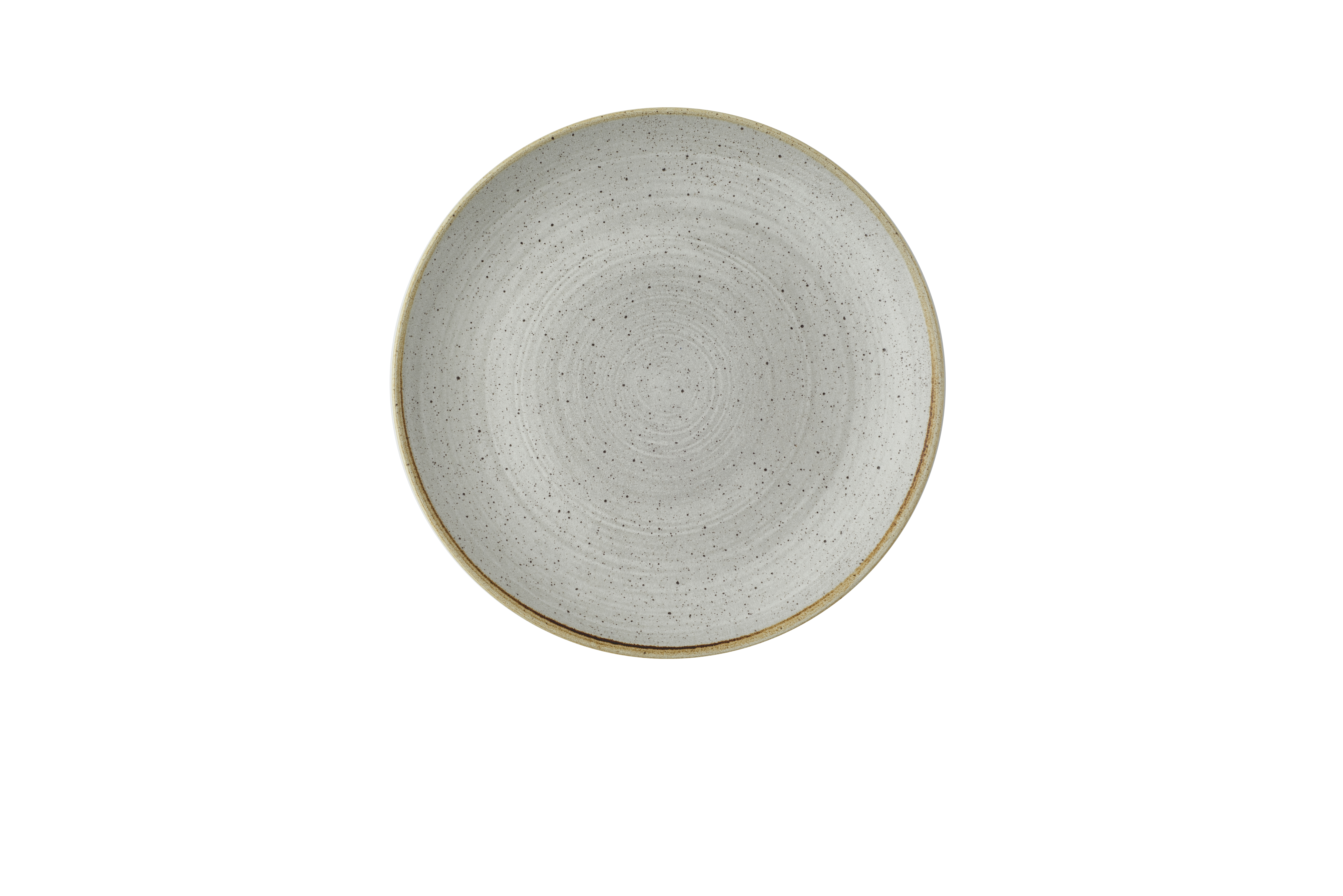 Teller flach walled 26cm STONECAST PATINA iron black