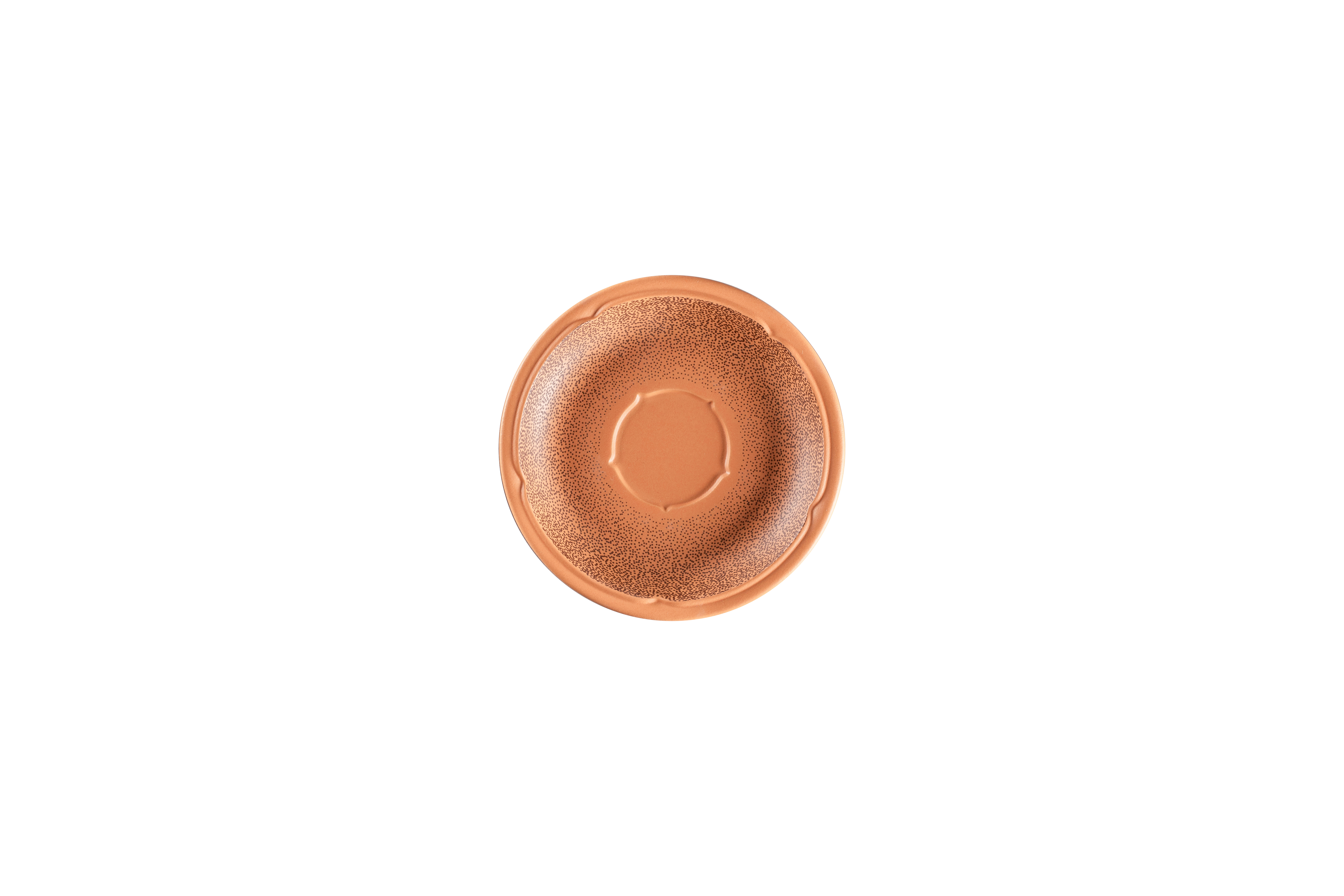Kaffeeuntertasse Ø15cm H2,5cm TERO DENIA decorated terracotta