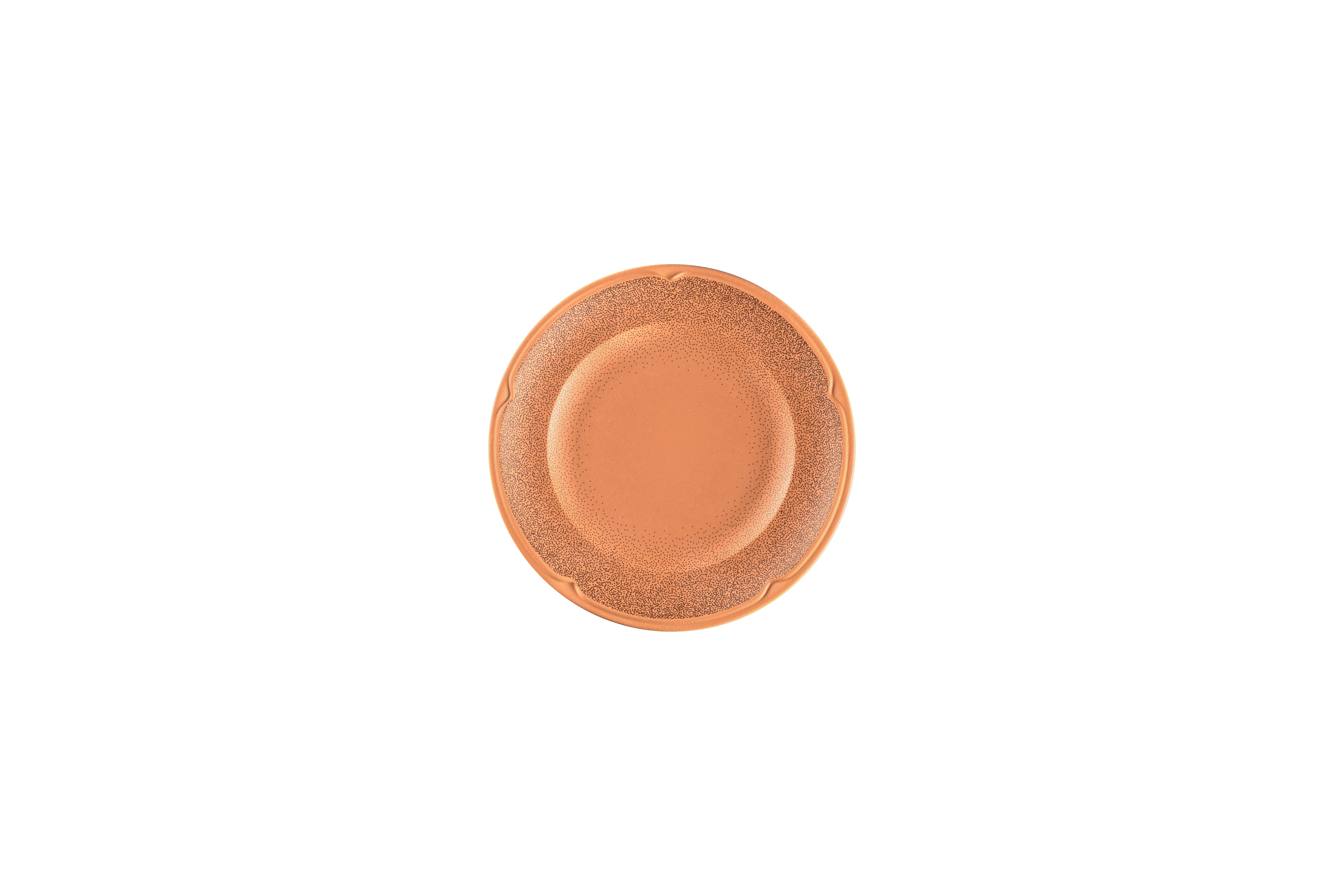 Teller flach Ø16,4cm H2cm TERO DENIA decorated terracotta