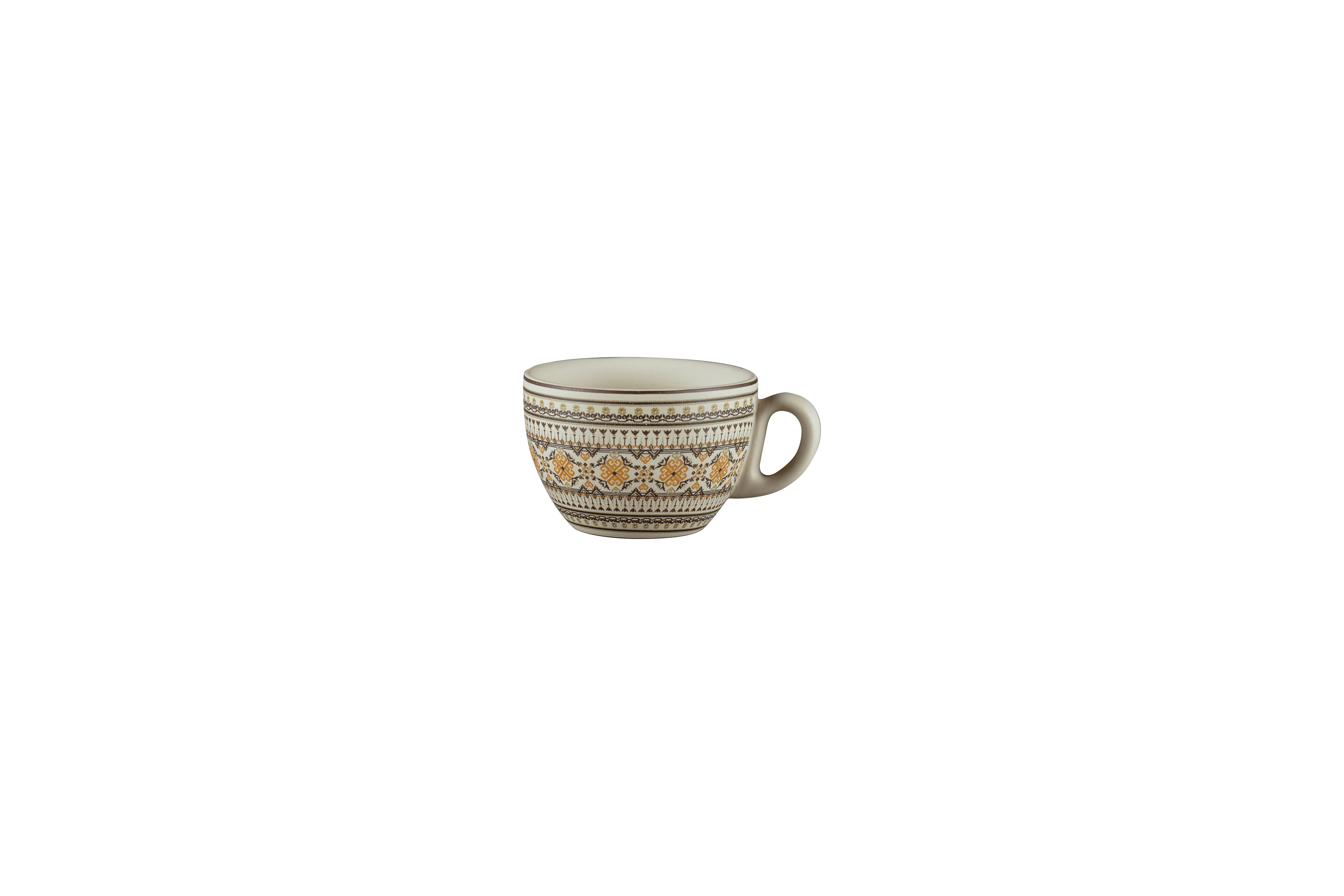 Kaffeetasse Ø9cm H6,1cm 0,23L ARGILA GENOA decorated grey