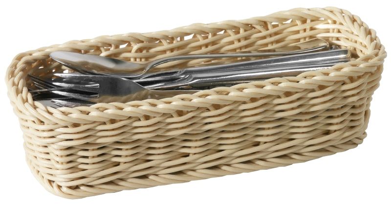 Besteckkorb 28x12x7cm Polyrattan