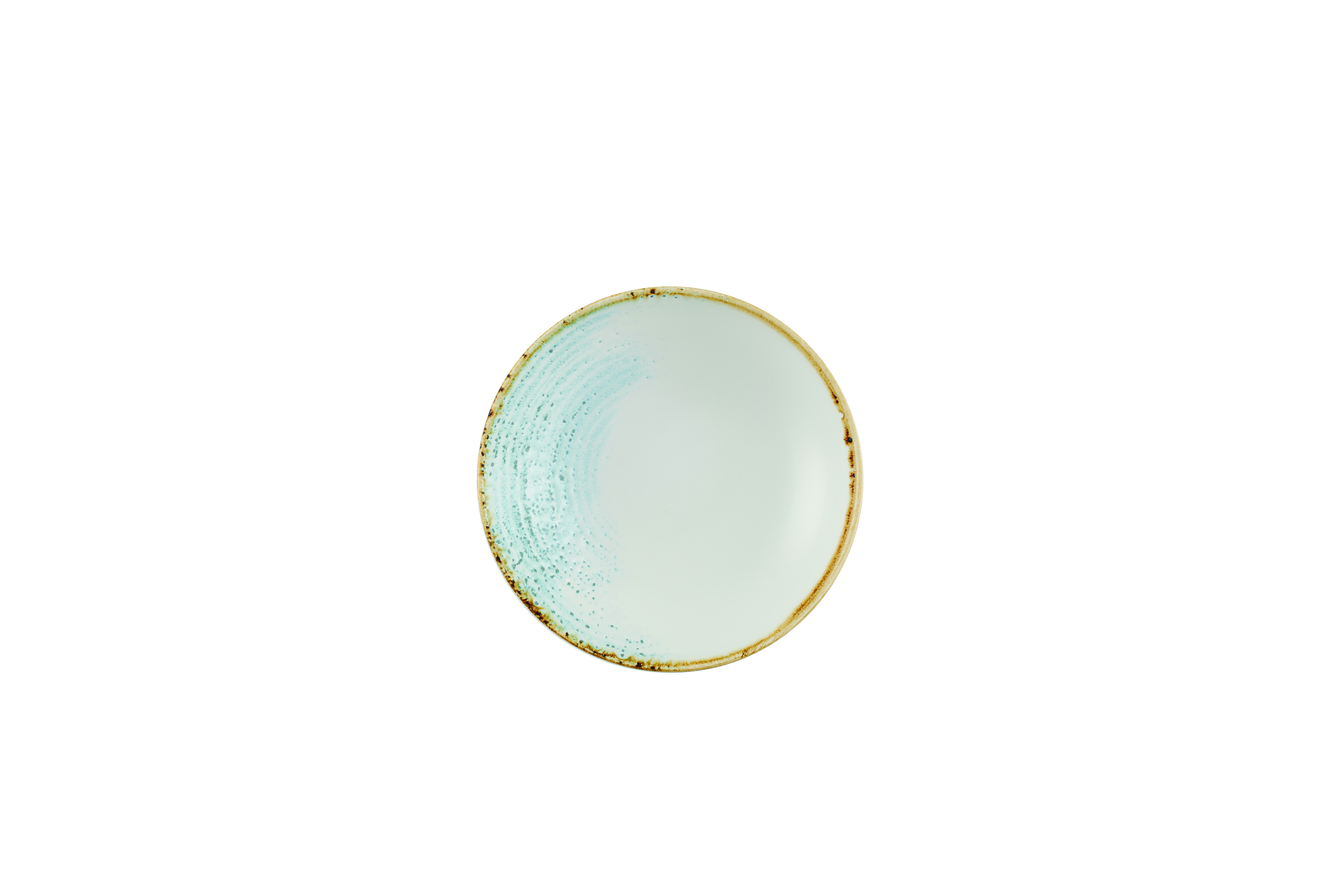 Teller flach coup 28,8cm HOMESPUN aquamarine