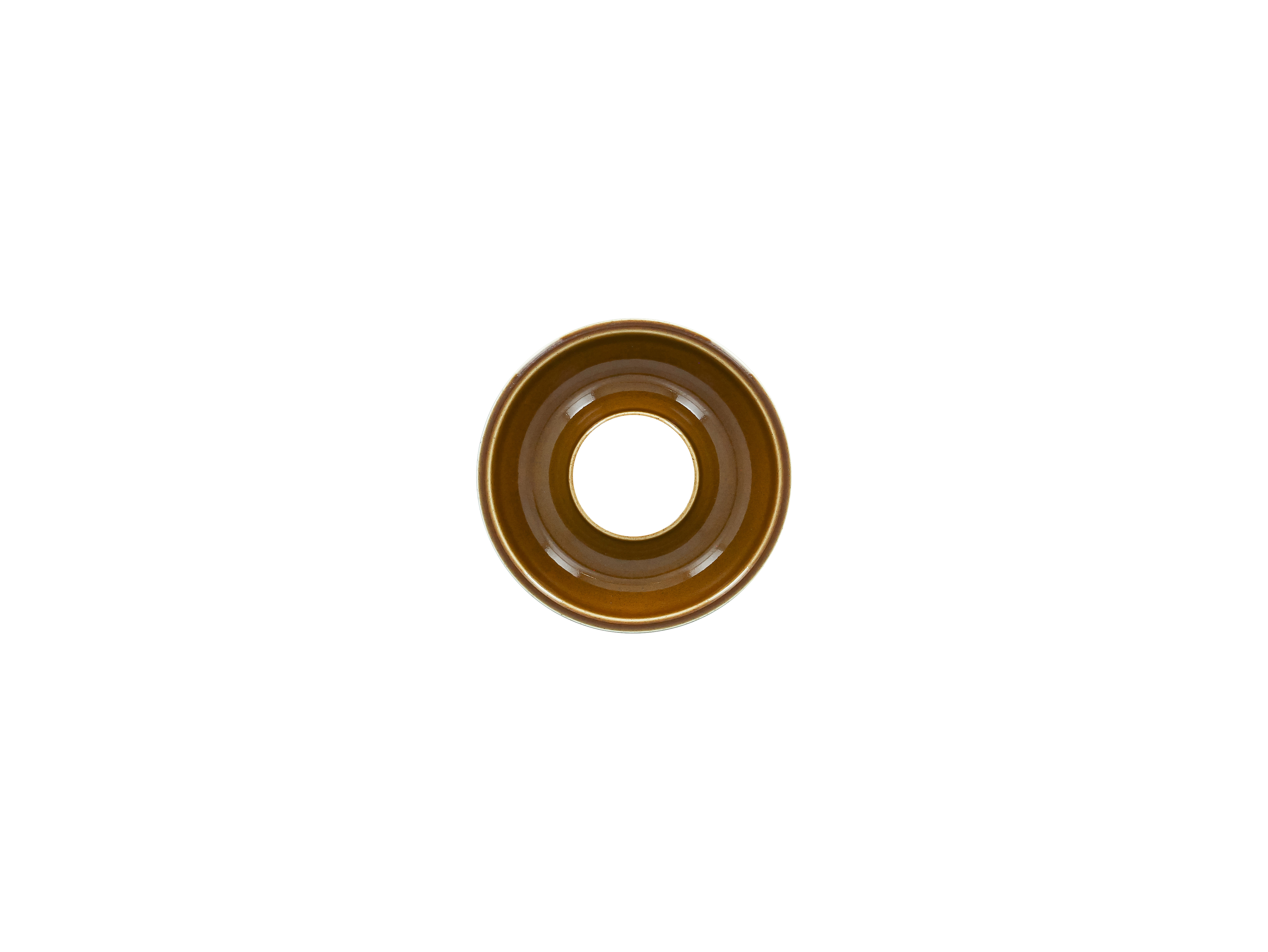 Deckel tief Ø13cm H2cm ASHORE caramel brown