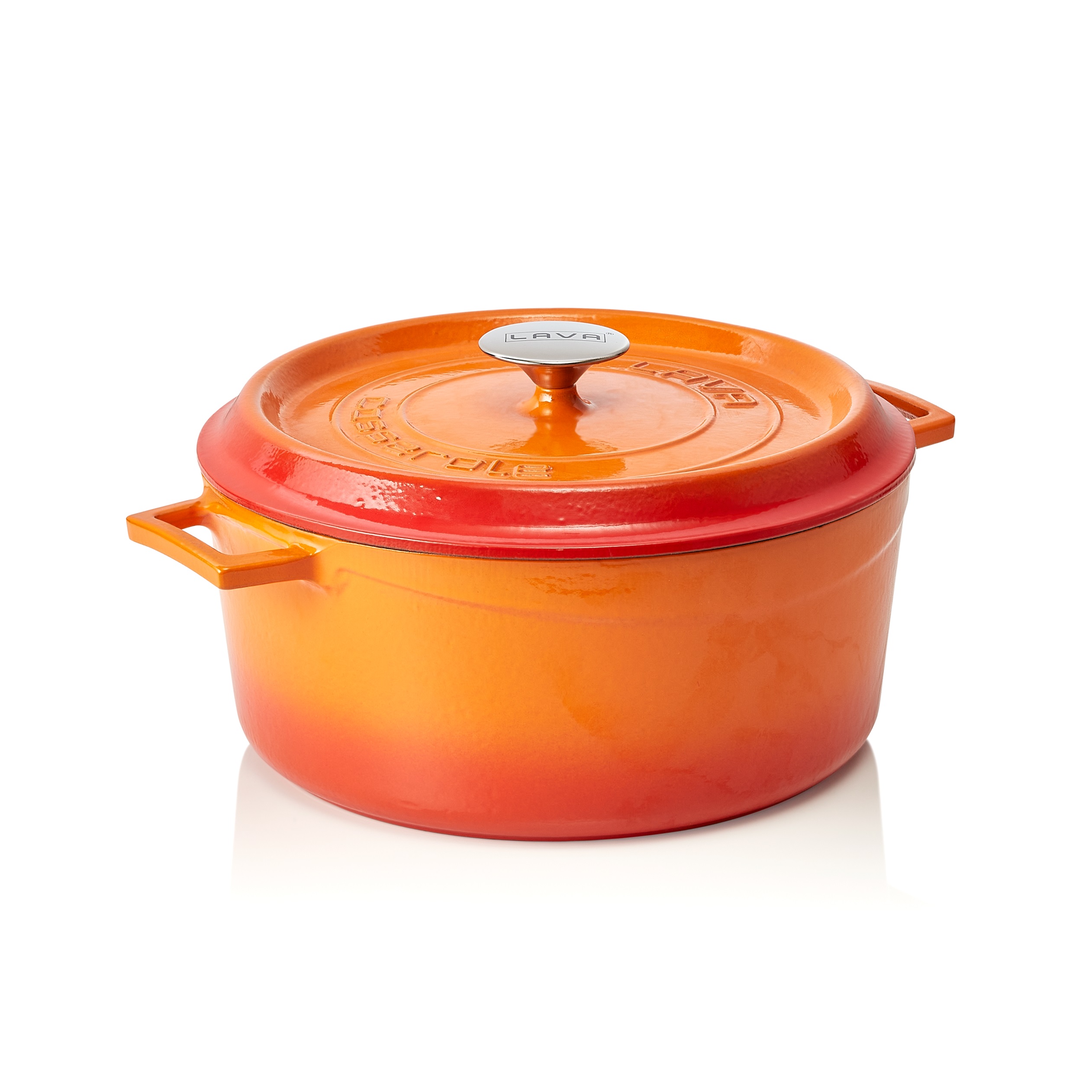 Kasserole rund 29x12,5cm LAVA orange