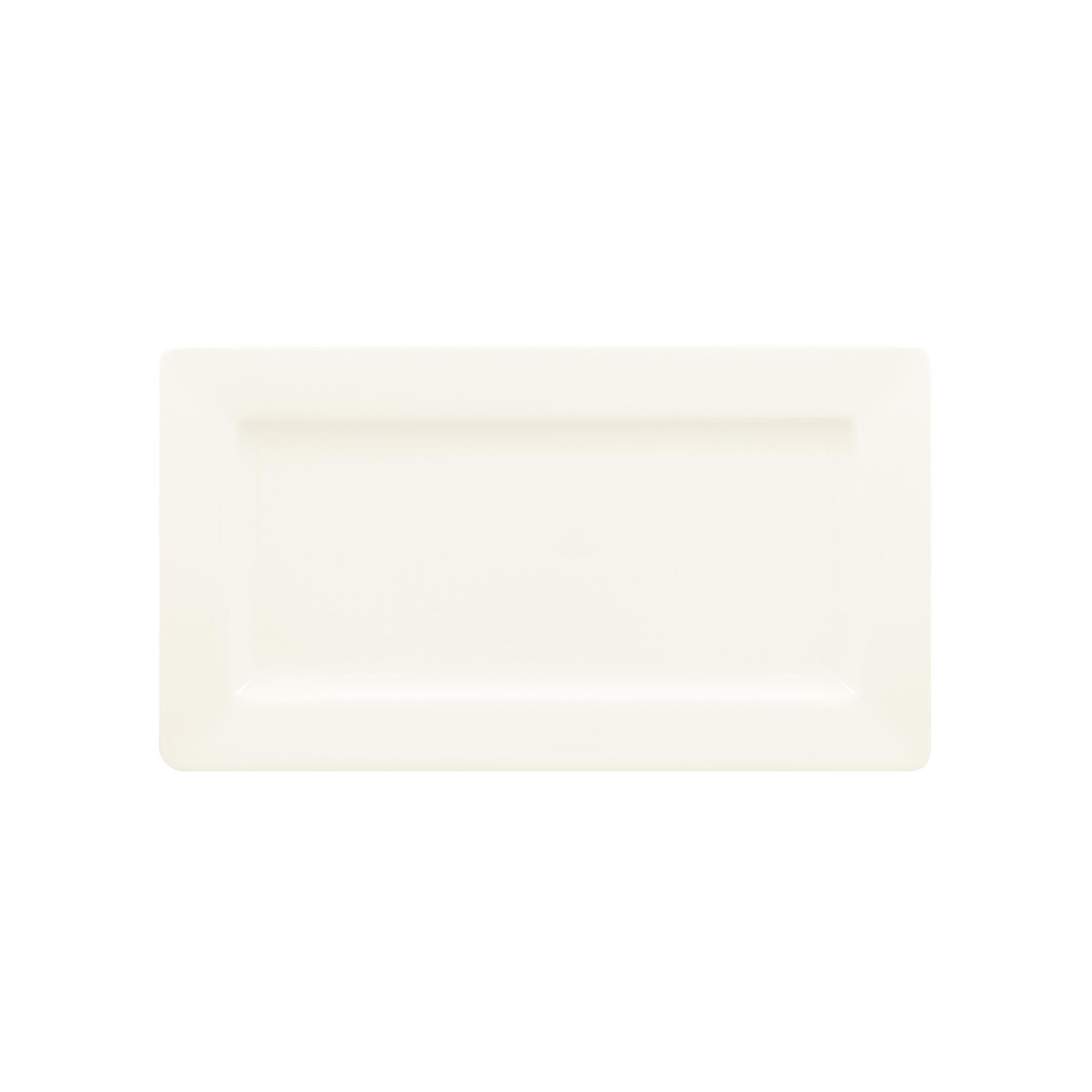 Teller eckig 29,5x16,5xcm CORE white