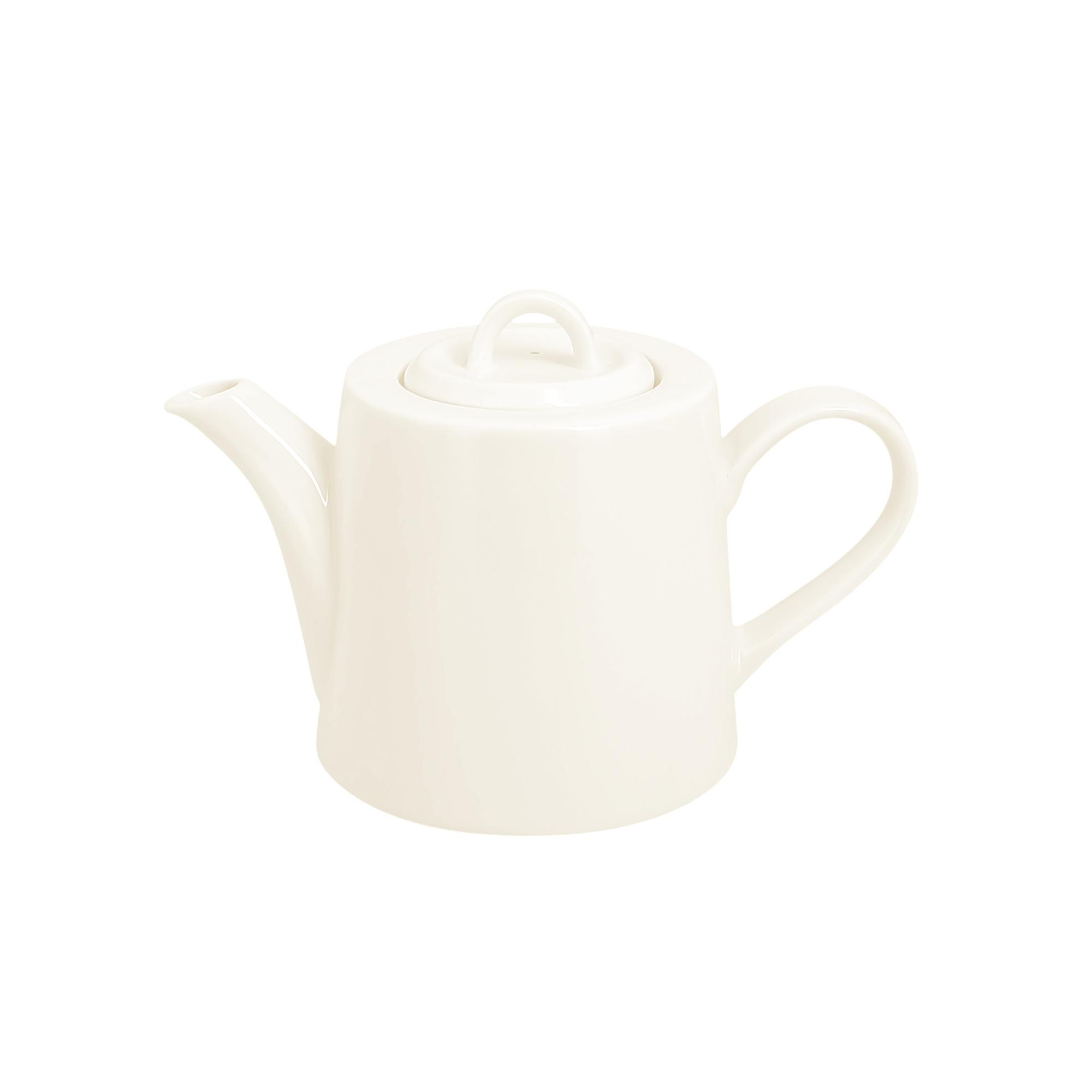 Teekanne mit Deckel Ø10,5cm H11,5cm 0,5L CORE white