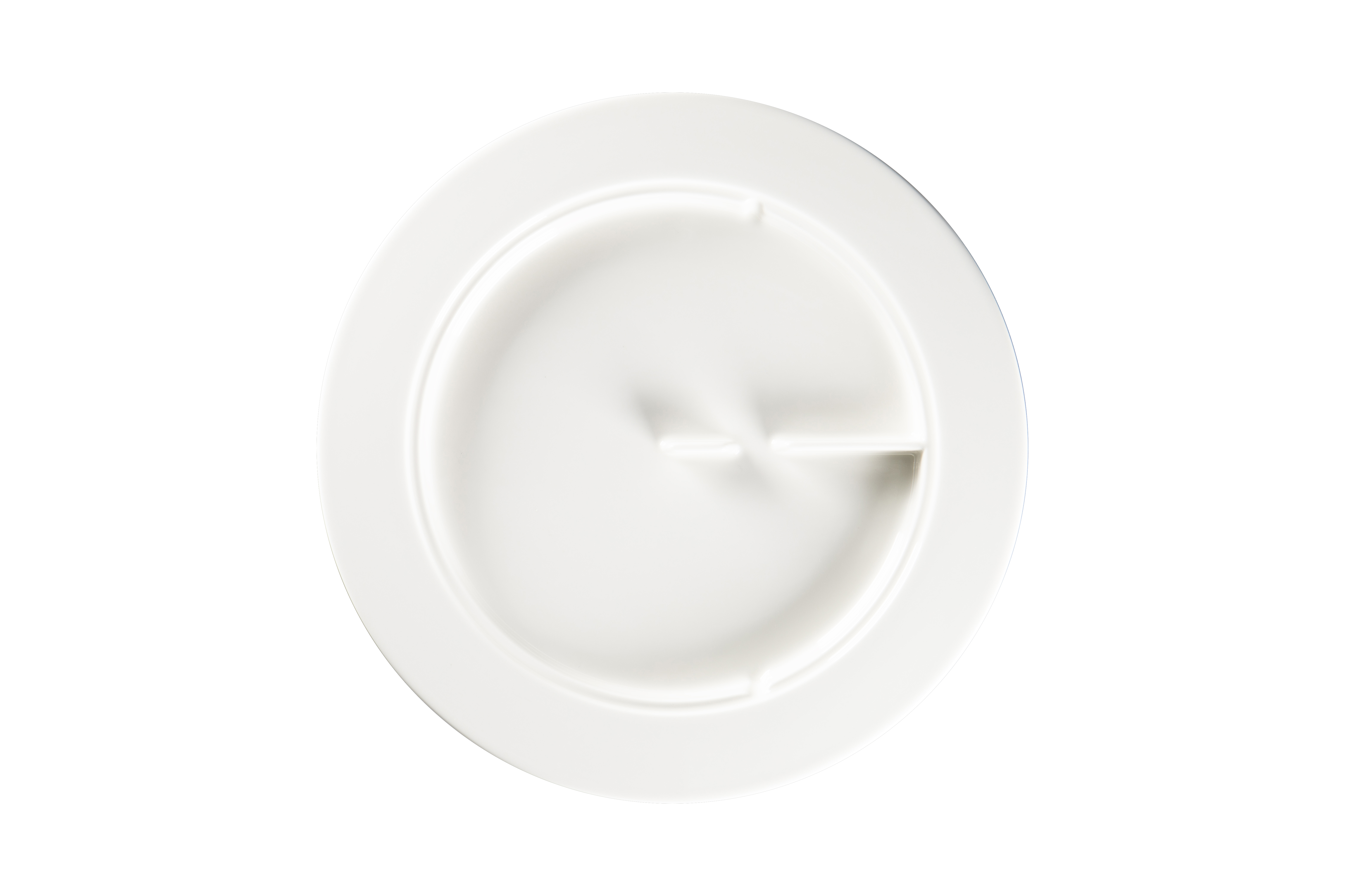 Teller flach mit Rand Ø28cm H3,1cm SENSATE white