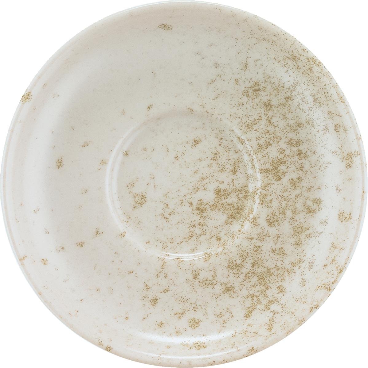 Espressountertasse rund 11cm SANDSTONE BEIGE