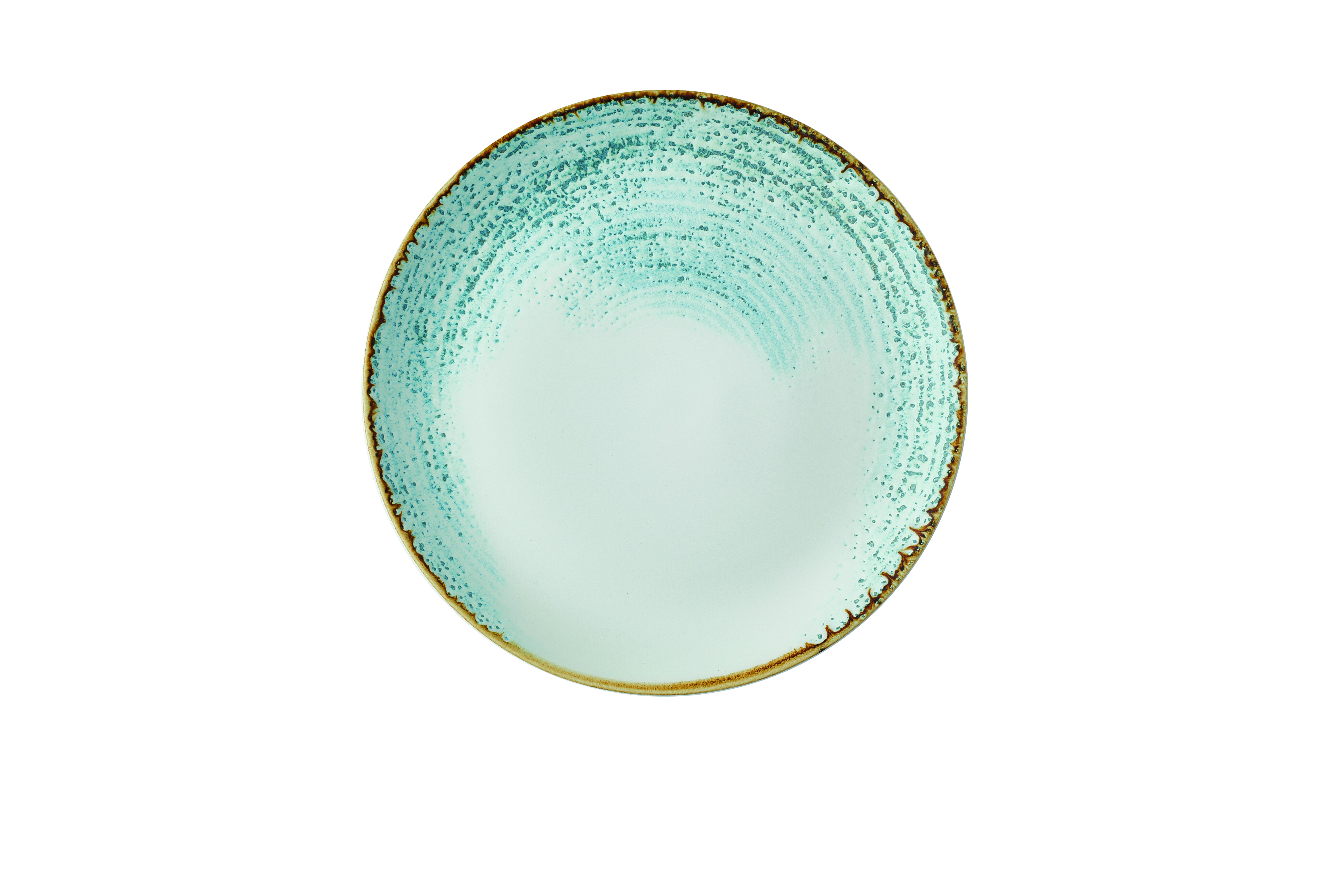 Teller flach coup 26cm HOMESPUN aquamarine