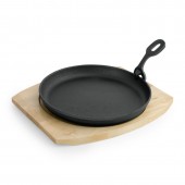 Servierpfannen rund 22cm schwarz