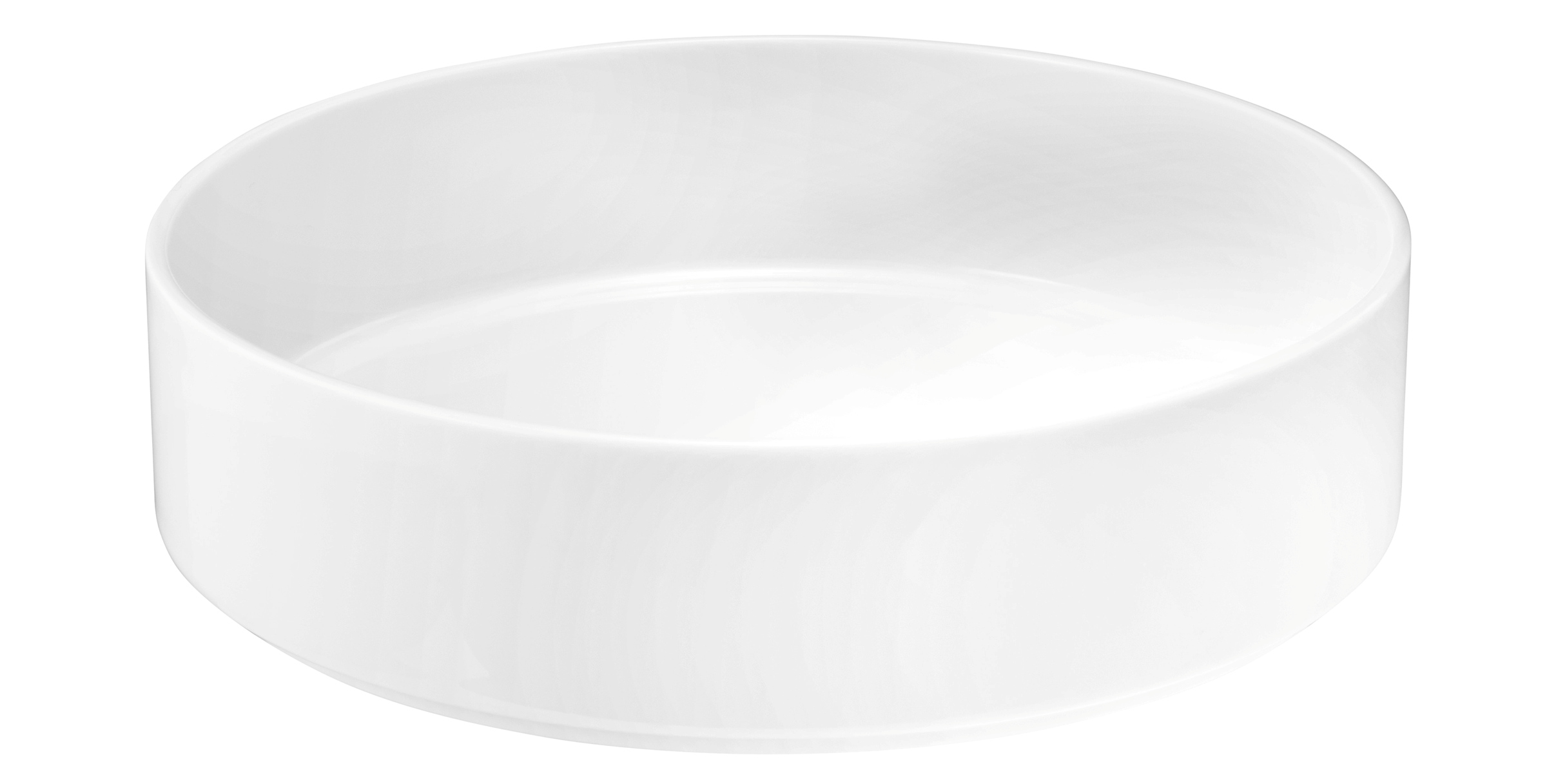 Schale rund halbhoch 21cm M5399-21 GOOD MOOD weiss