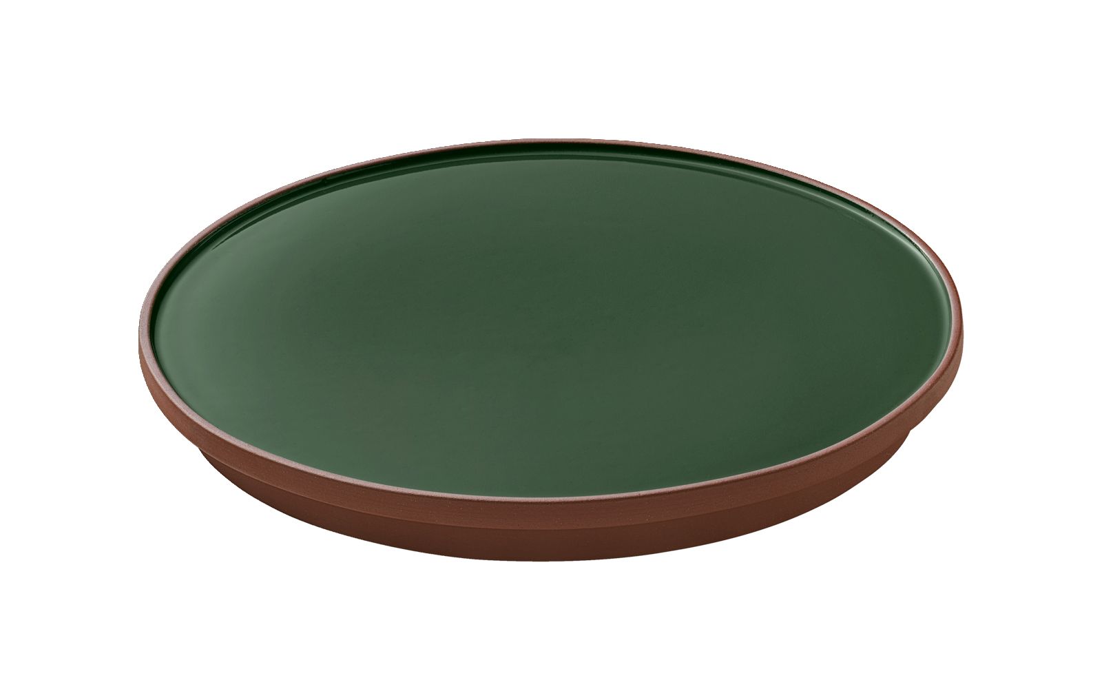Teller flach rund coup 26cm JARDIM grün