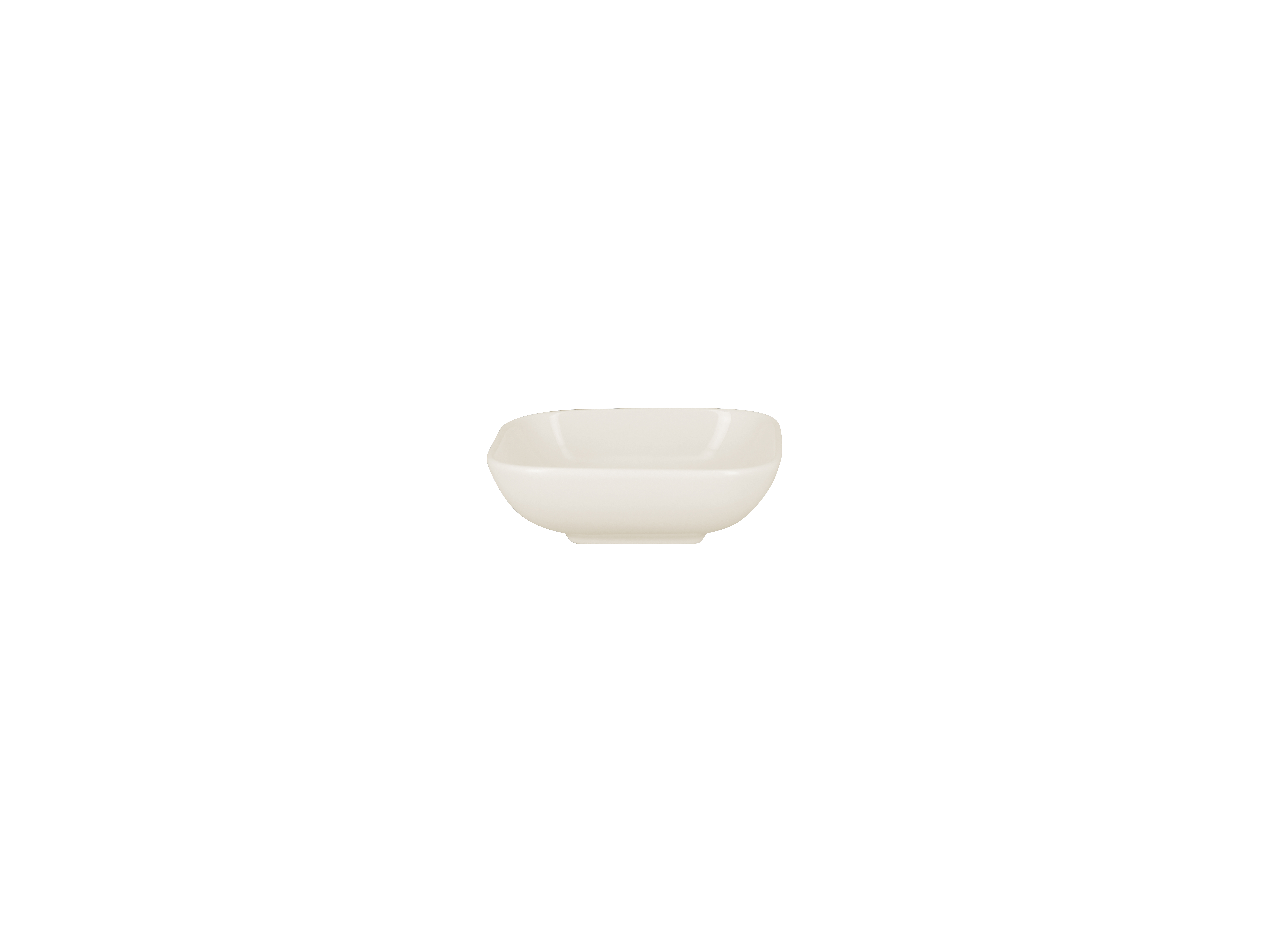 Schale eckig 11x11x3,5cm 0,19L AUREA white