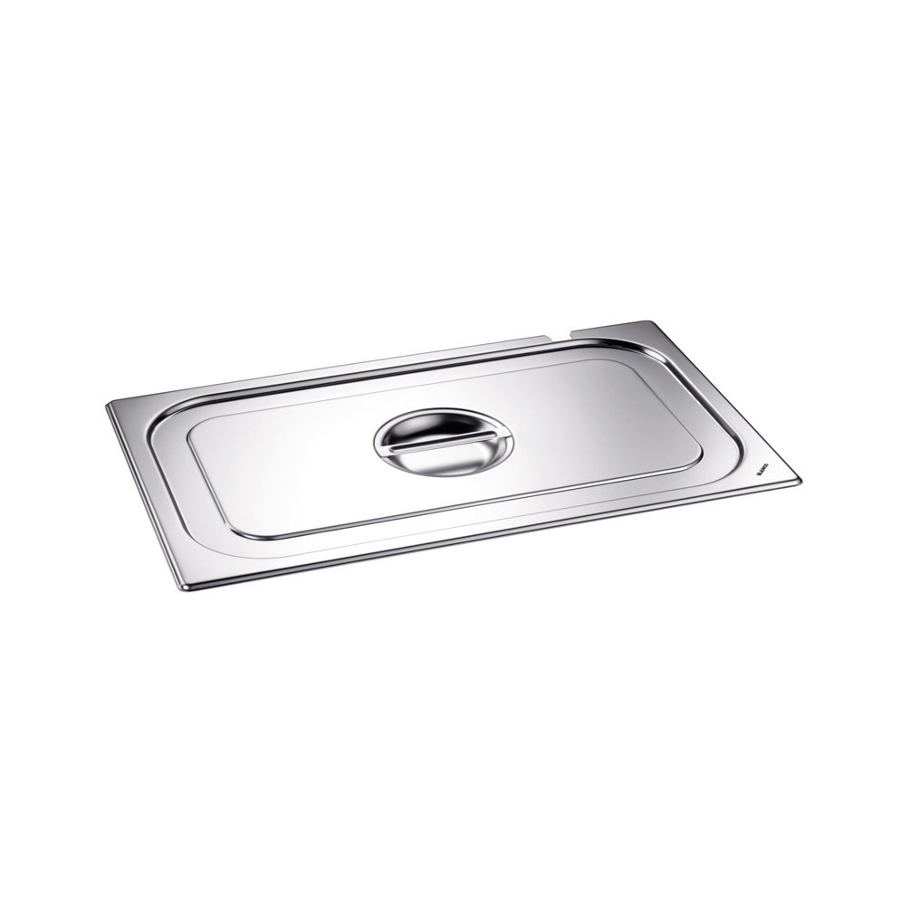 GN-Deckel 1/9 mit Löffelaussparung 18/10