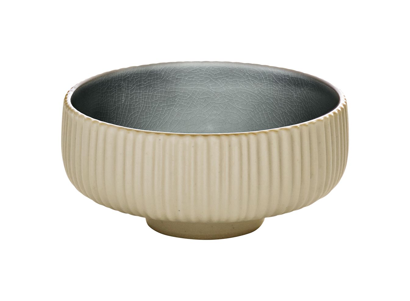 Dip-Schale rund 8cm NARA Relief grau