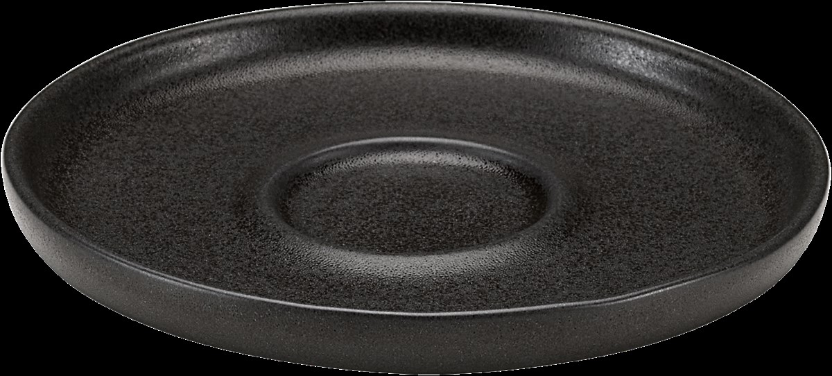 Untertasse rund 12cm ELEMENTS schwarz