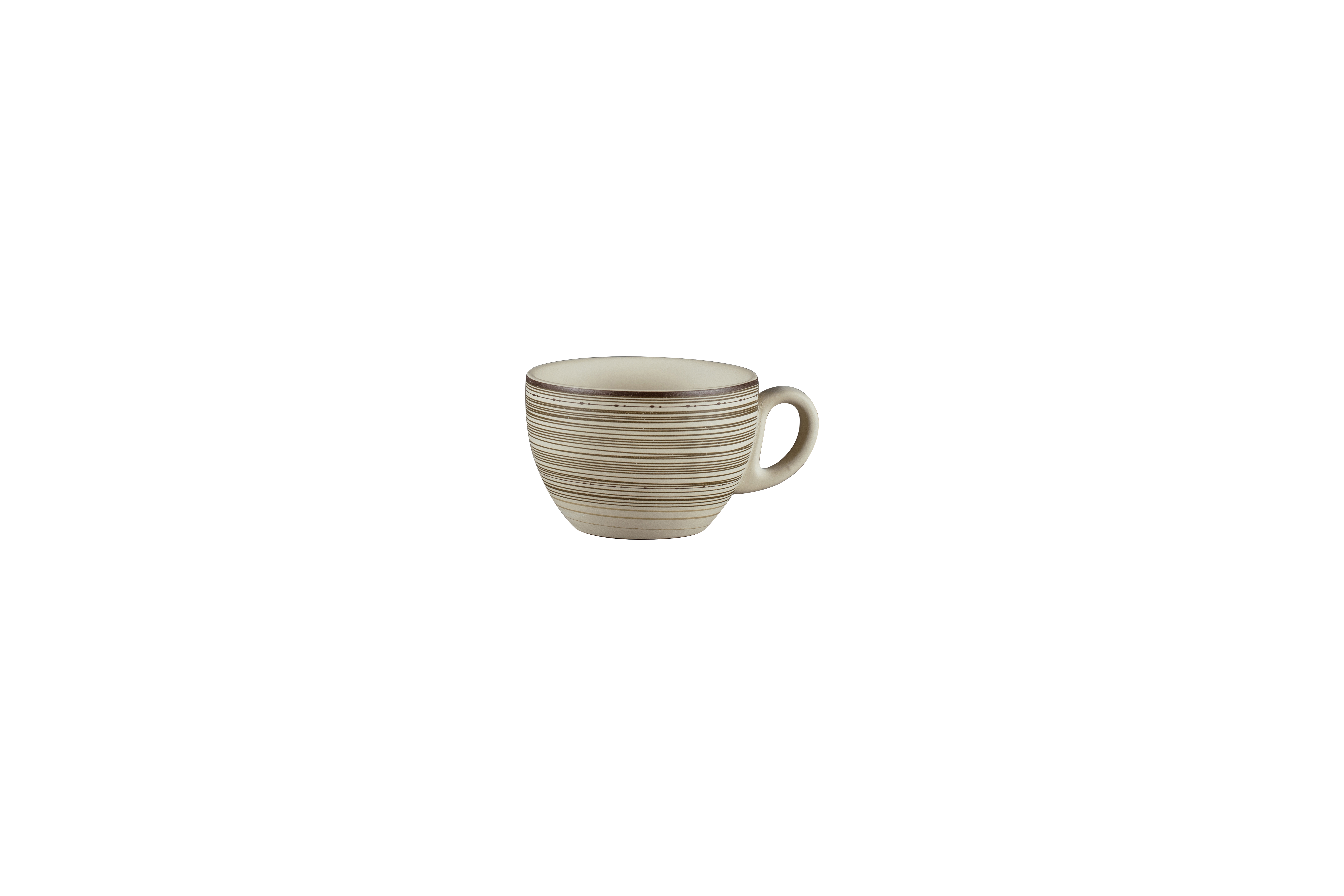 Kaffeetasse Ø9cm H6,1cm 0,23L ARGILA LARISSA decorated grey