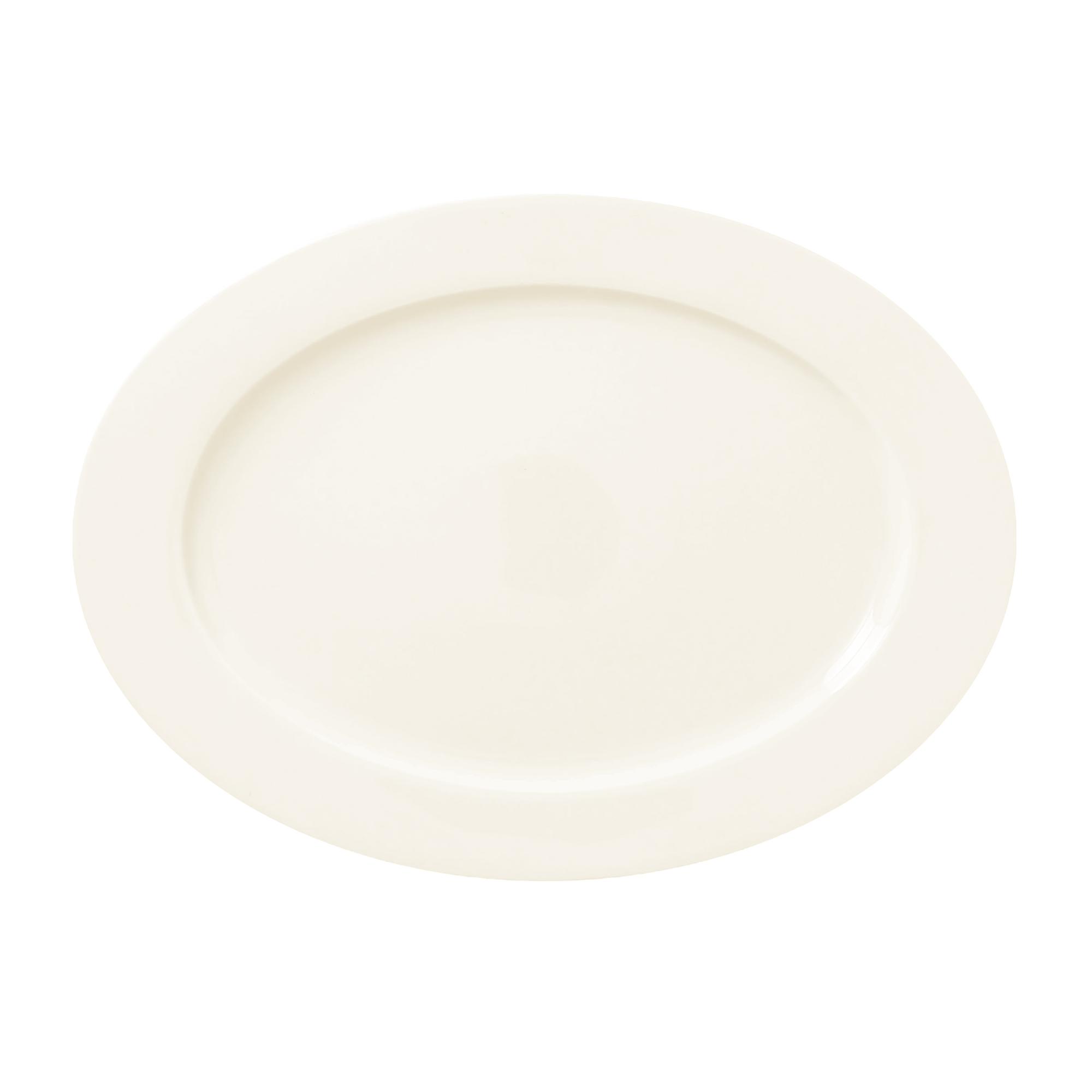 Platte tief oval 37,7x25,1xcm CORE white