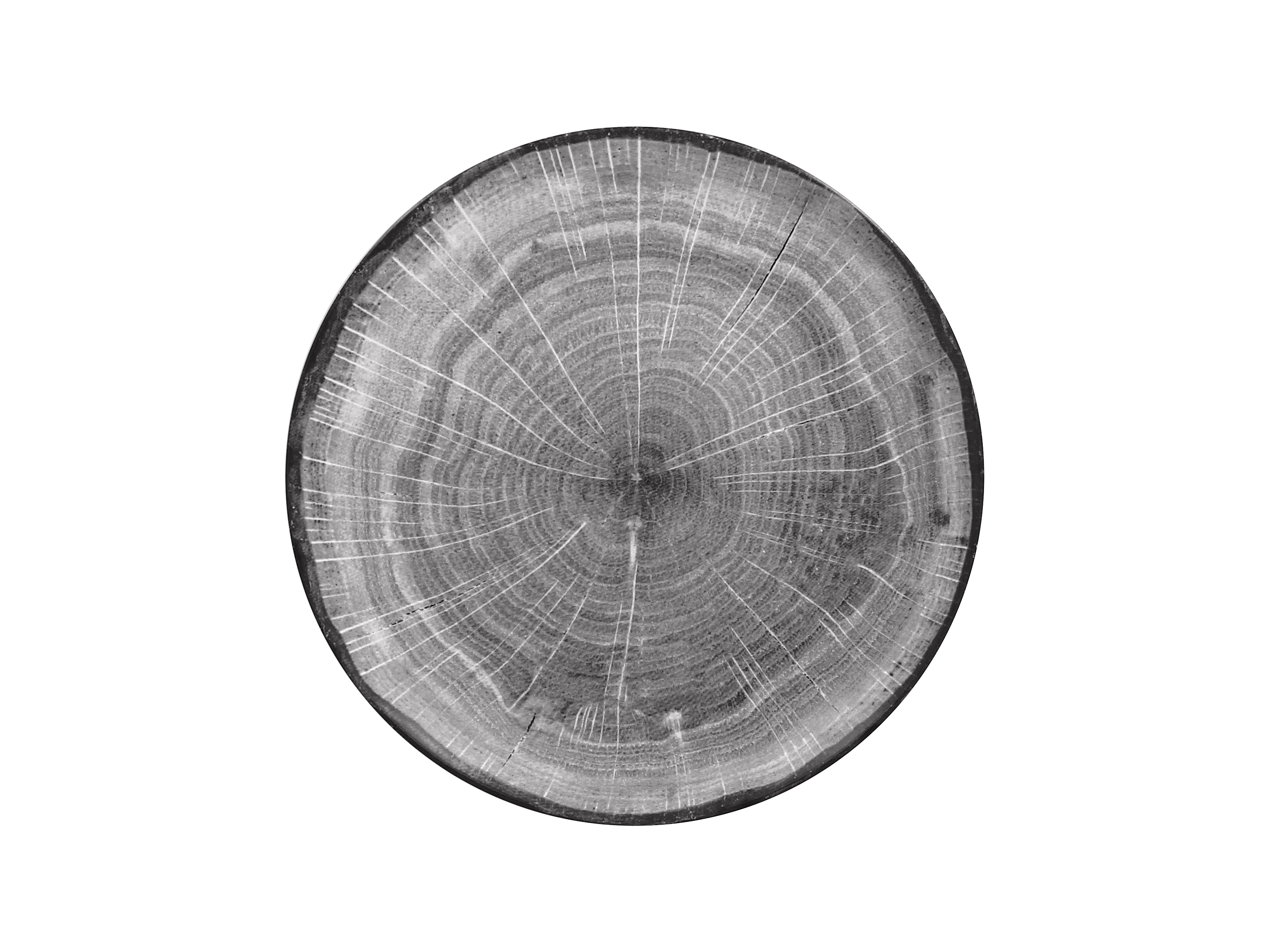 Teller coup 29cm FUSION WOODART beech-grey