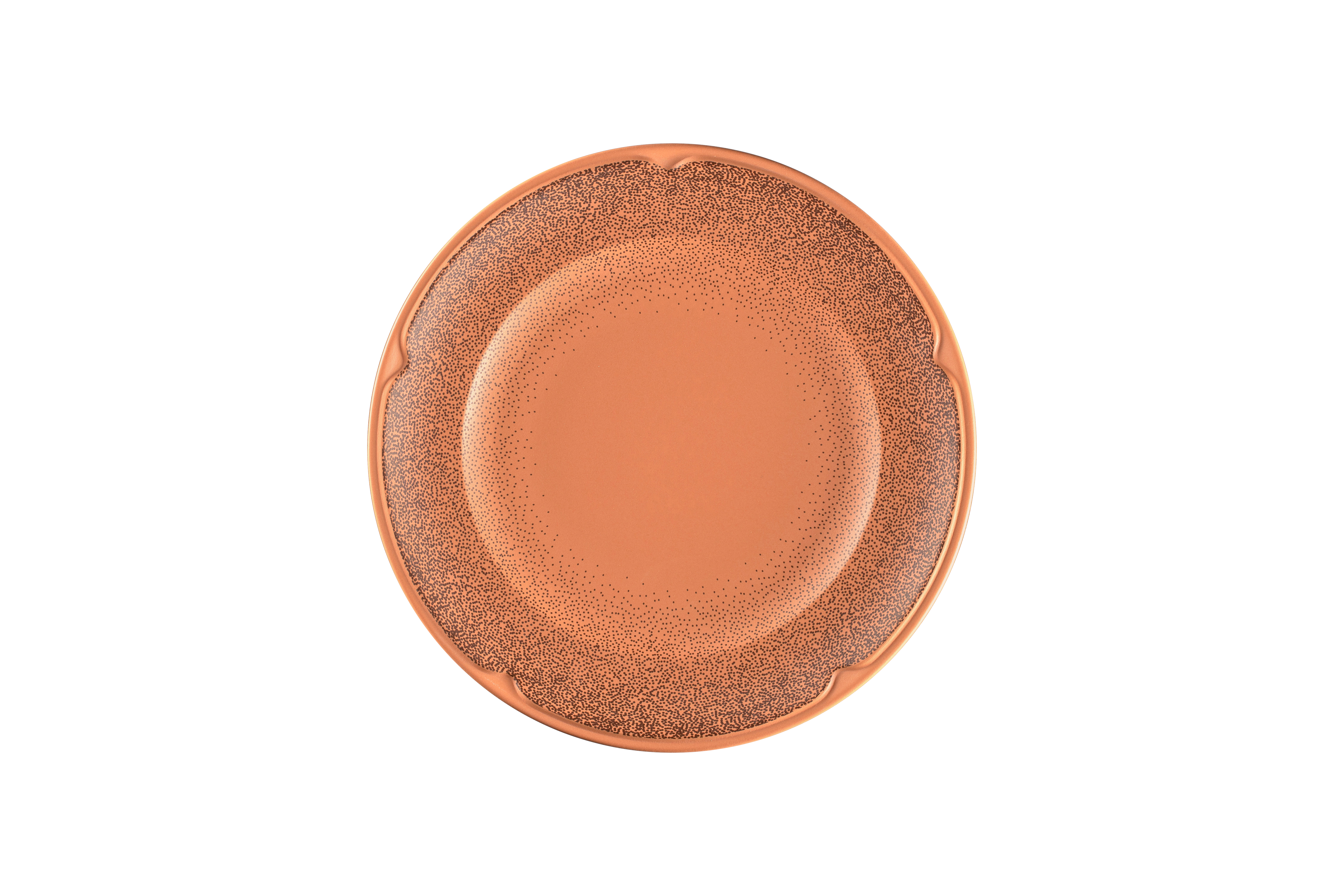 Teller flach Ø27cm H2,9cm TERO DENIA decorated terracotta