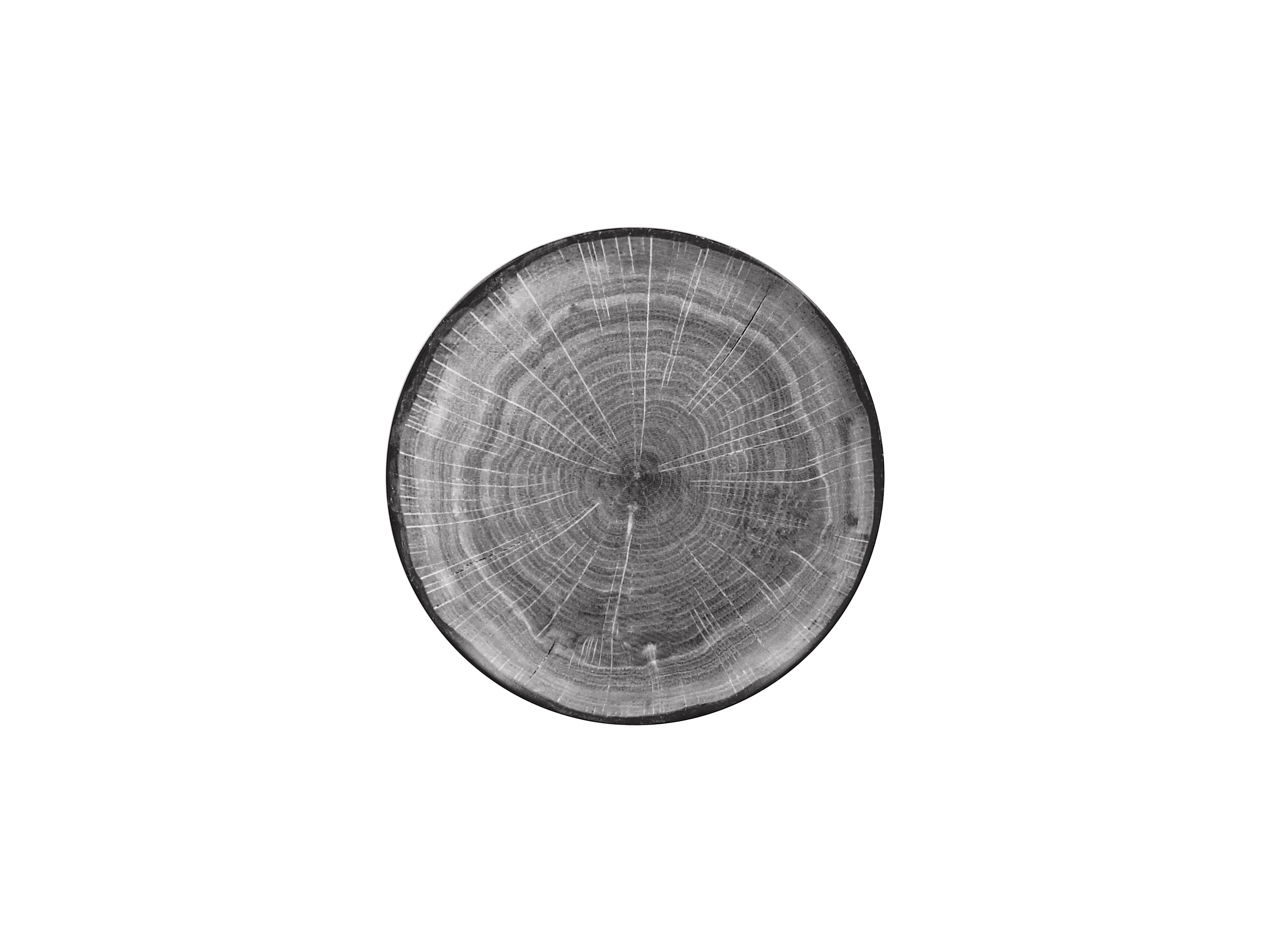 Teller coup 21cm FUSION WOODART beech-grey