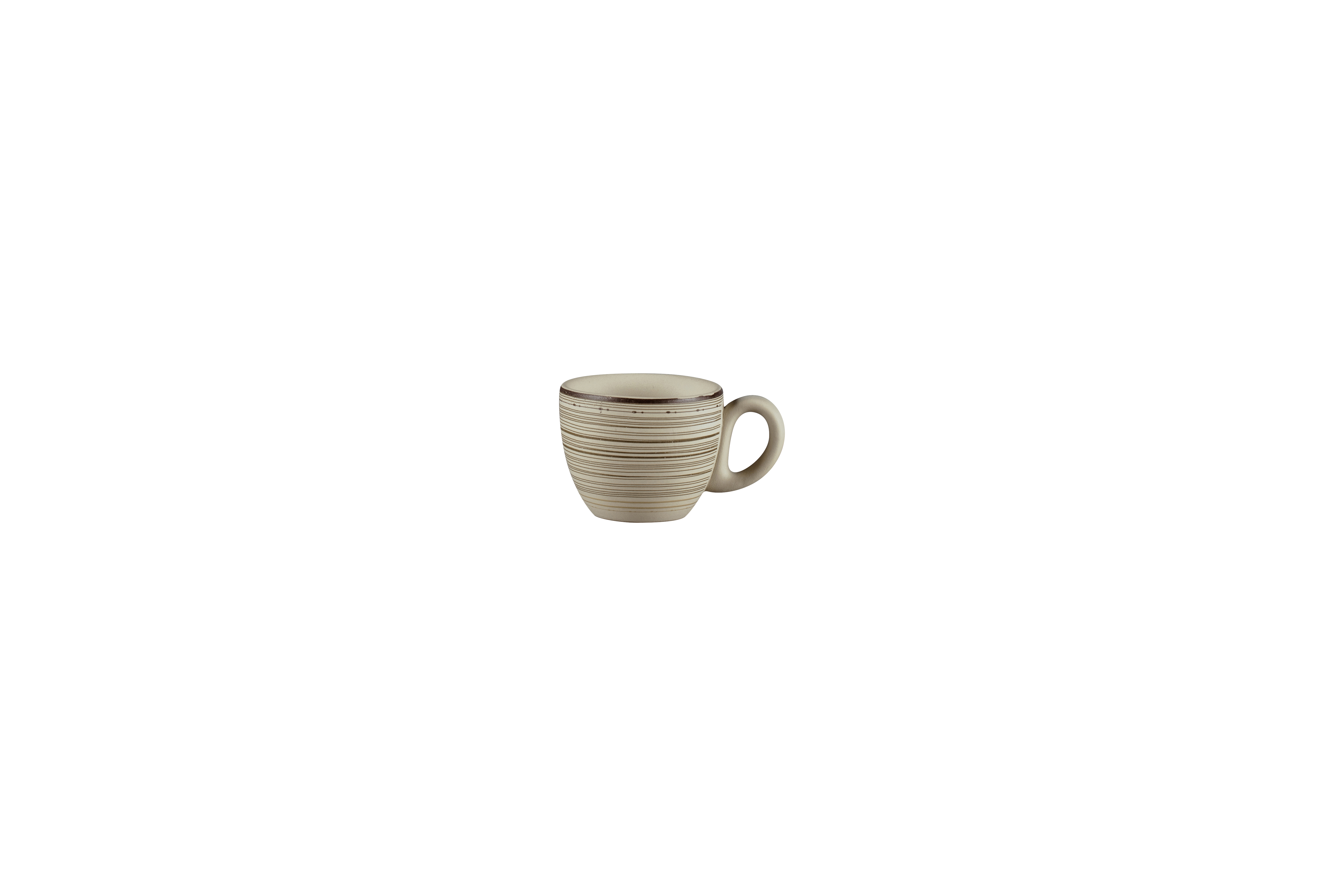 Espressotasse Ø6,5cm H5,3cm 0,08L ARGILA LARISSA decorated grey