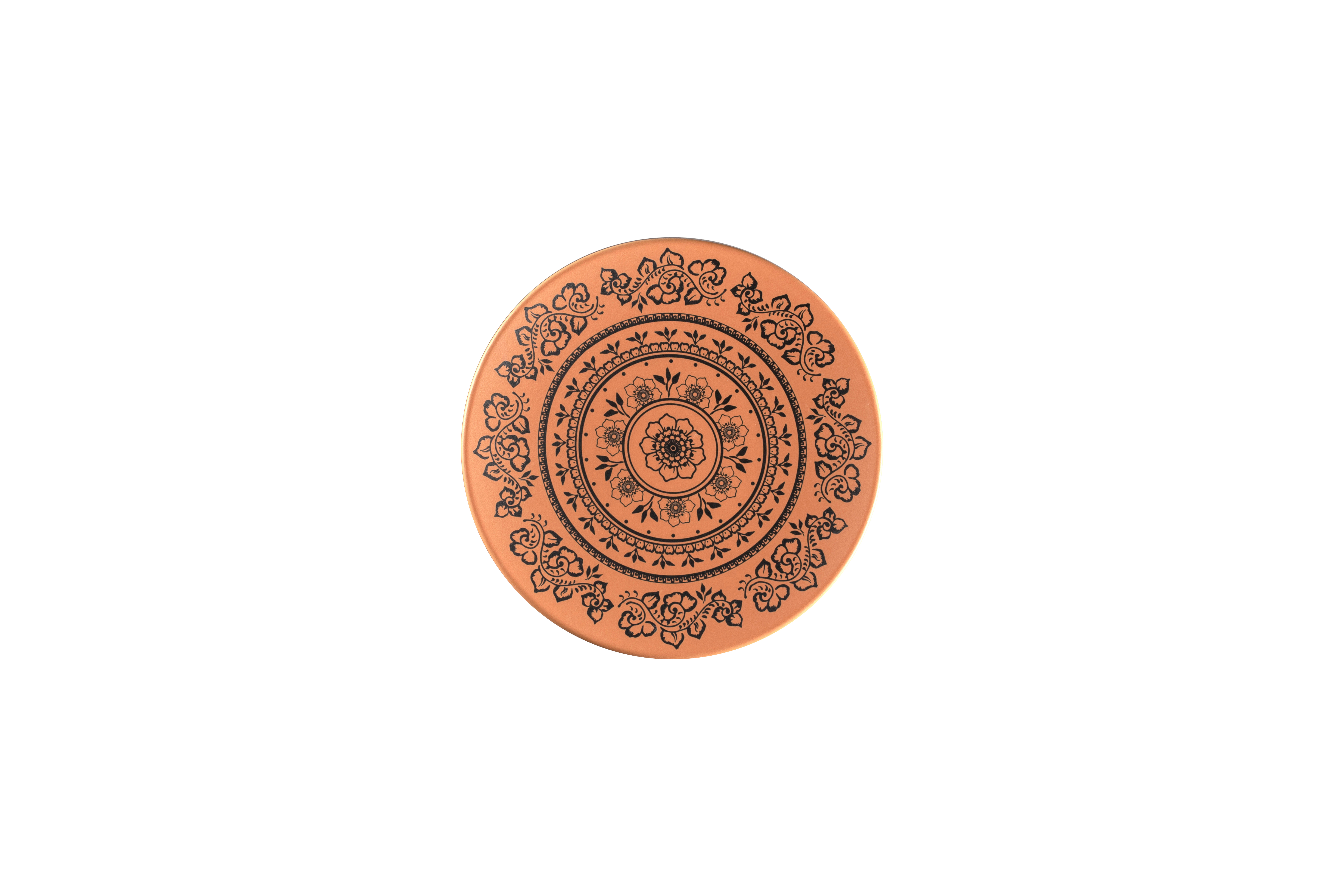 Teller flach Ø18,7cm H1,7cm TERO ALEXANDRIA decorated terracotta