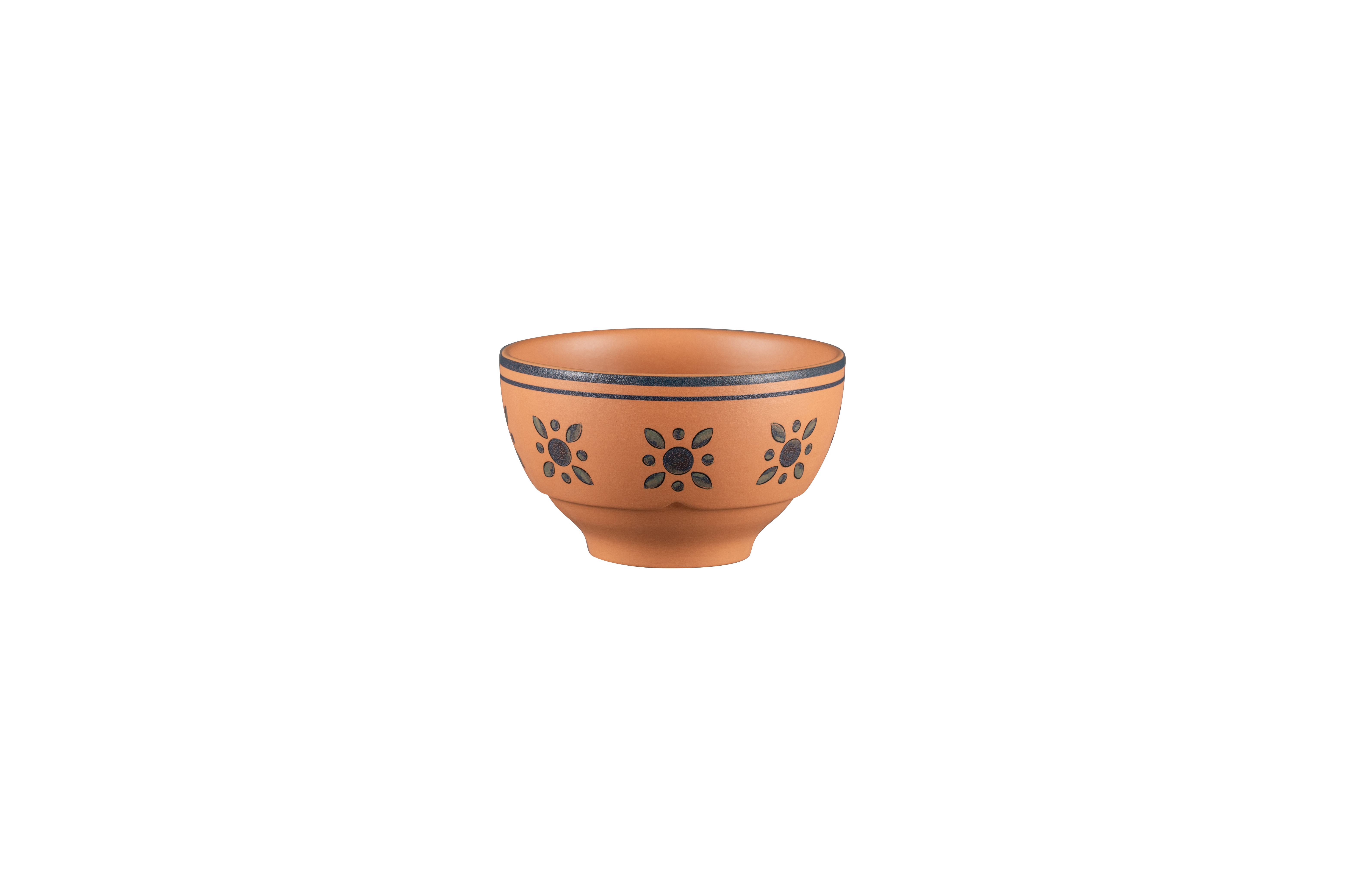 Schale Ø13,5cm H8cm 0,63L TERO OSTIA decorated terracotta