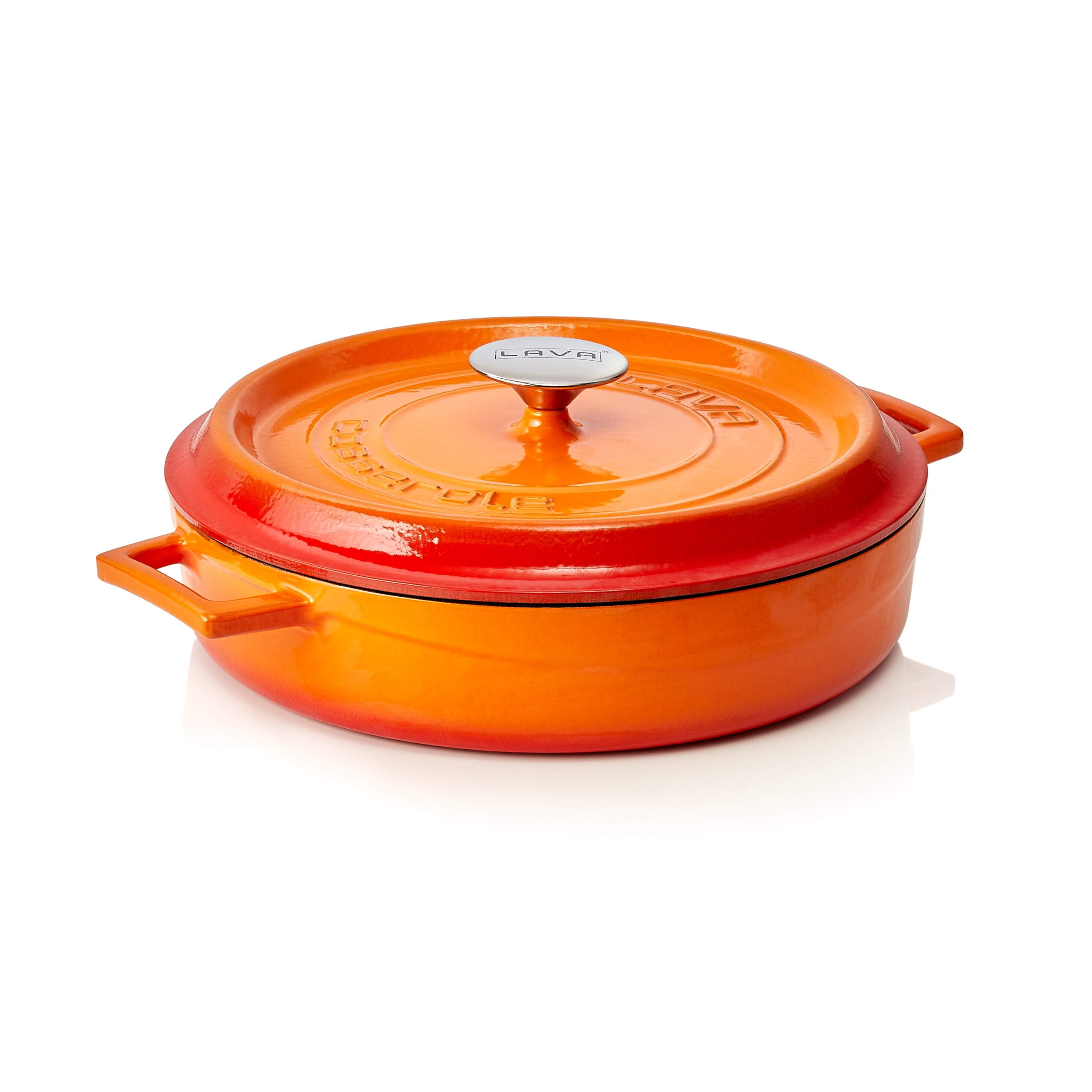 Kasserole rund 29x6,5cm LAVA orange