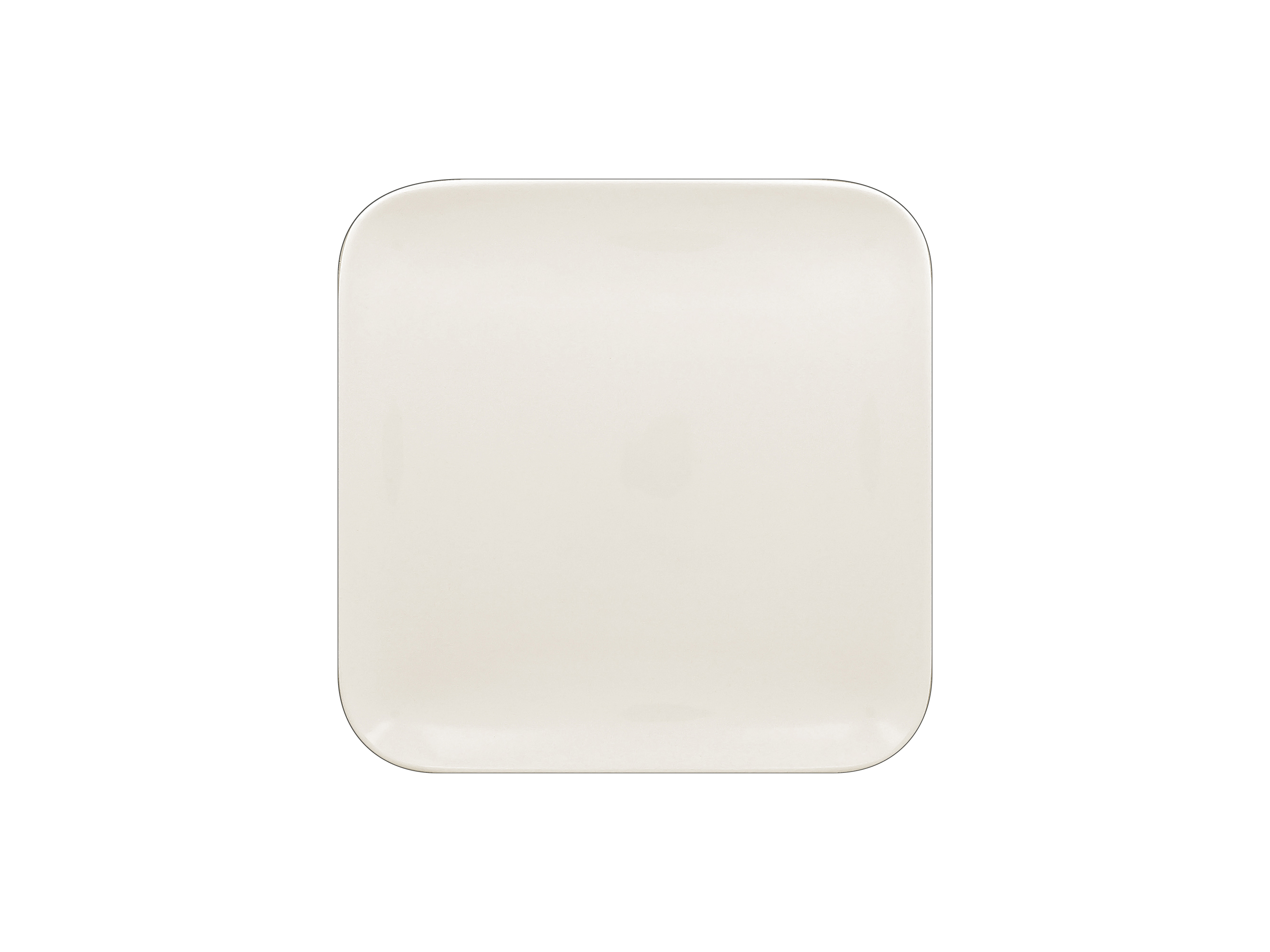 Teller eckig 21,8x21,8x1,7cm AUREA white