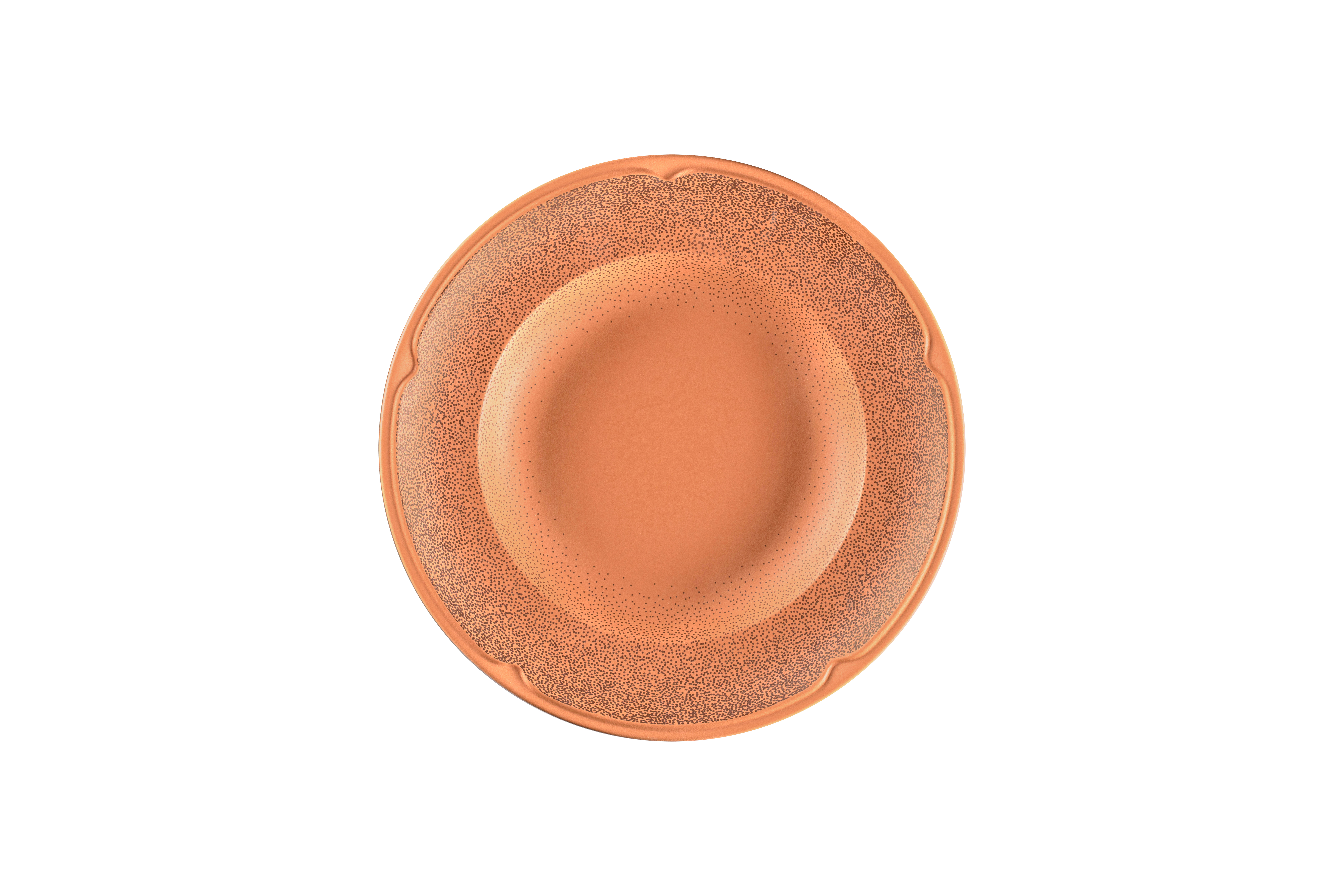 Teller tief Ø26cm H3,9cm 0,34L TERO DENIA decorated terracotta