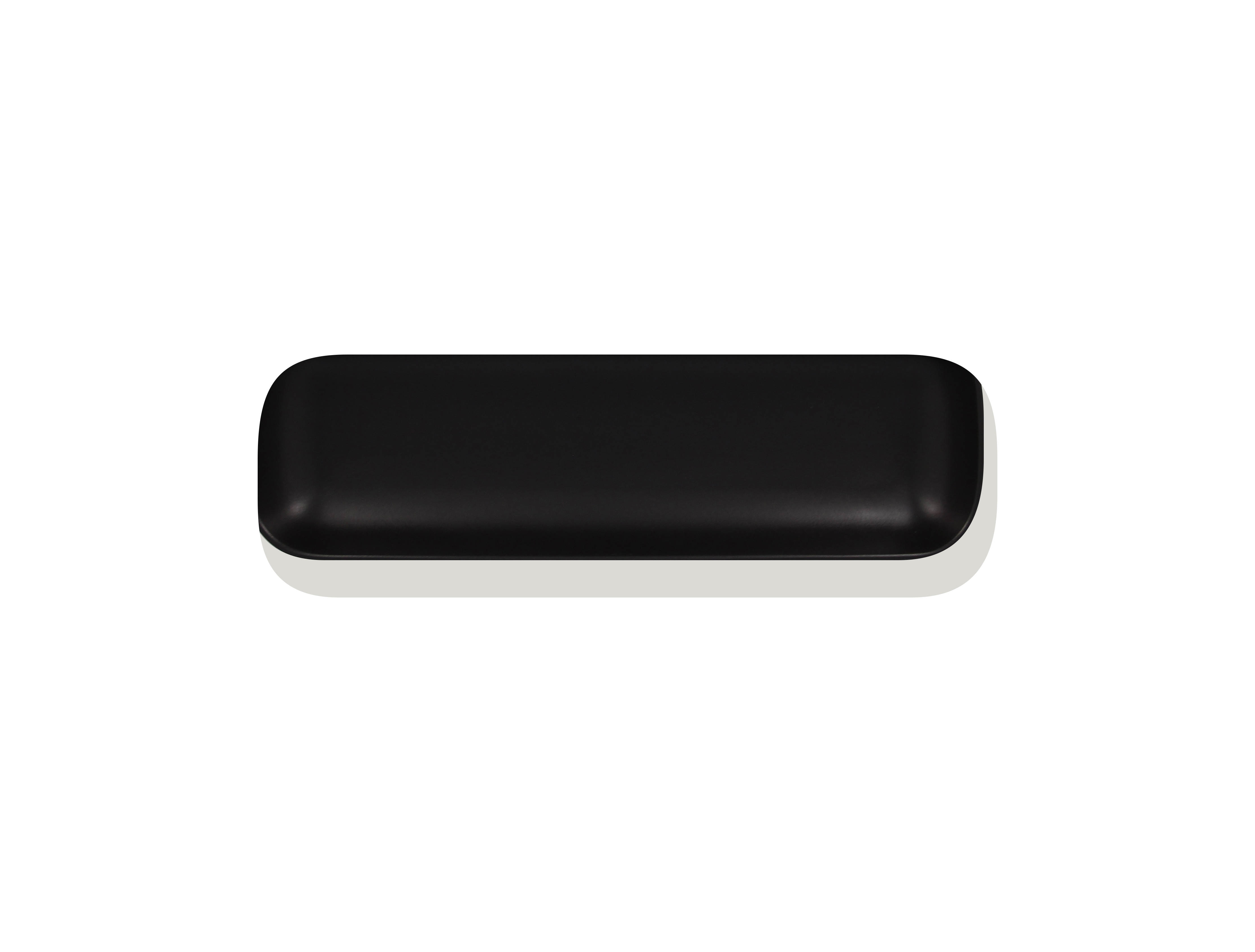Schale eckig 33x11x3,5cm 0,63L AUREA black mat