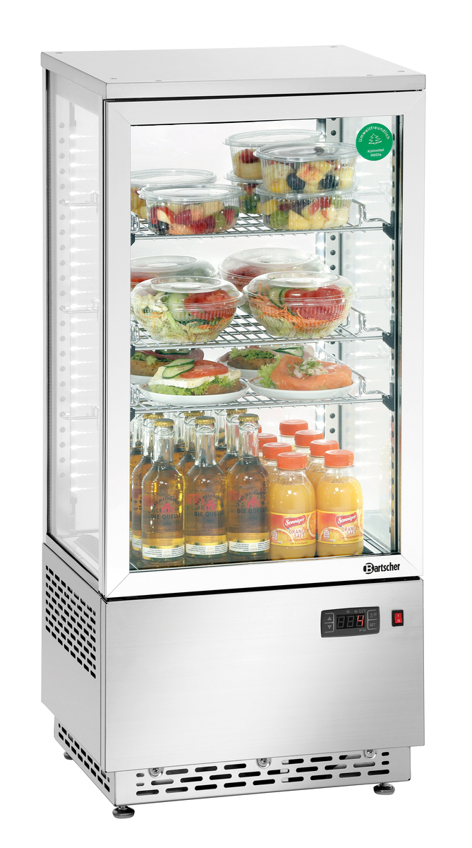 Mini-Kühlvitrine 78L CNS