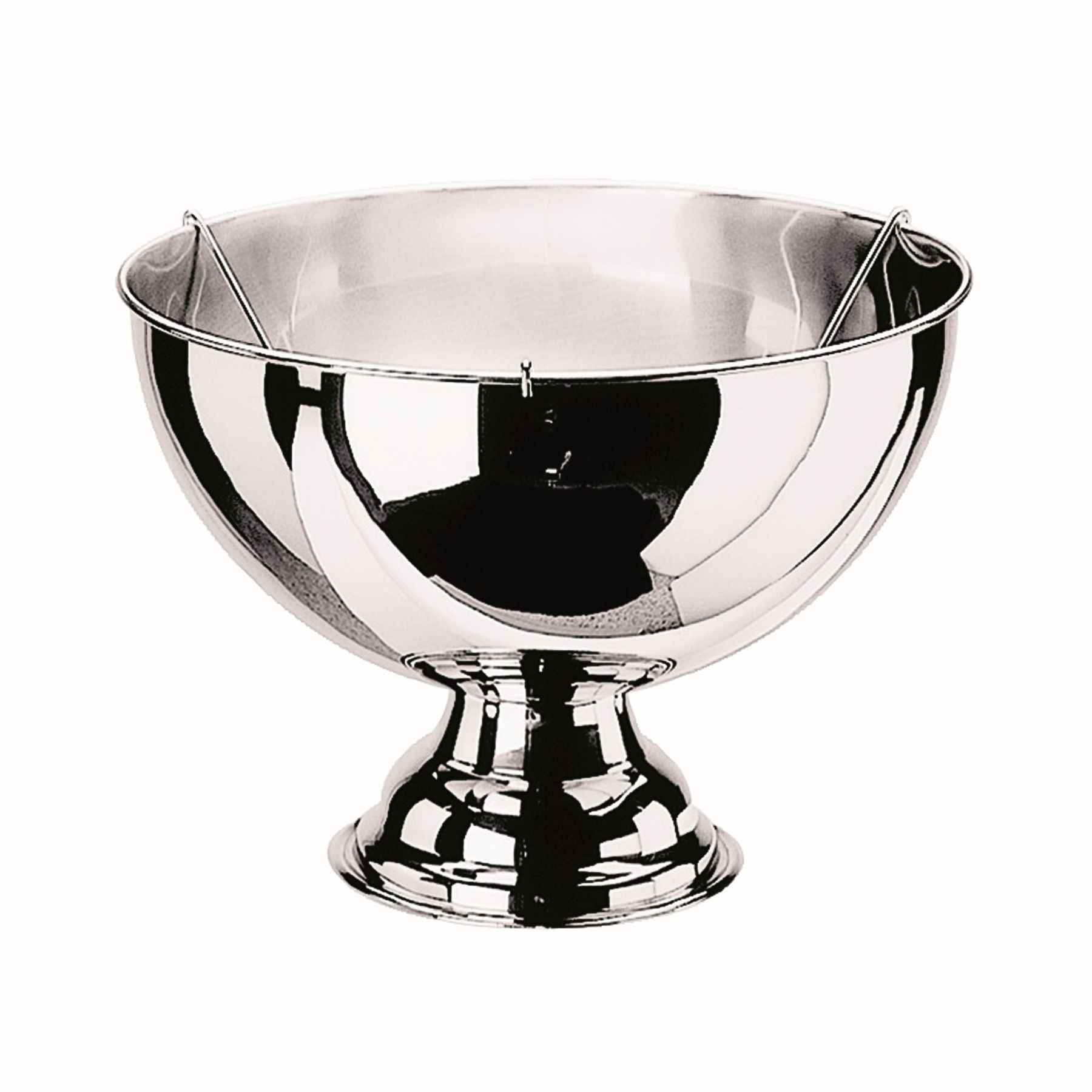 Champagnerschale Ø38cm H29,5cm 15,0l mit Gläserhalterung zum Einhängen