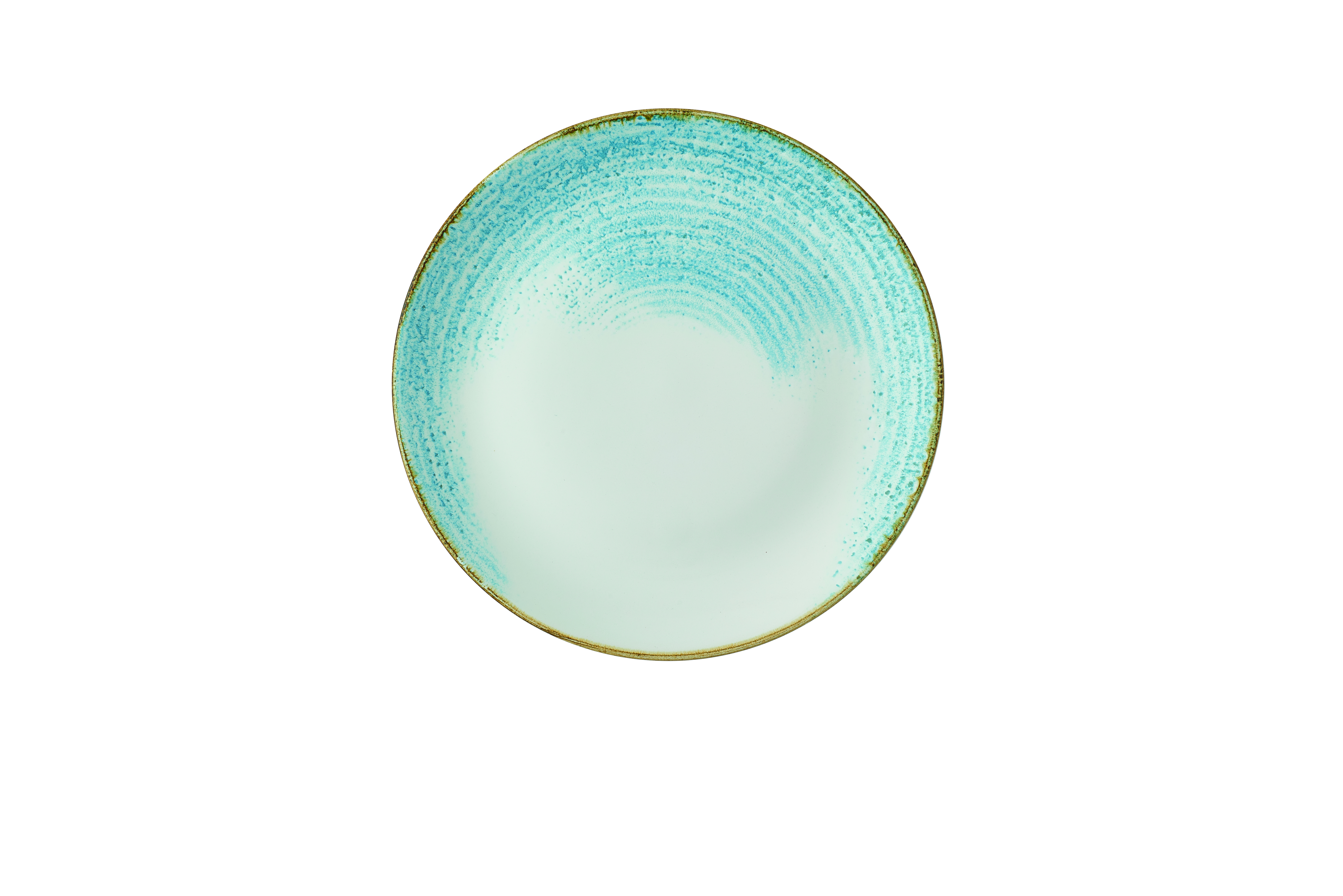 Schale dreieckig 23,5cm STONECAST RAW teal