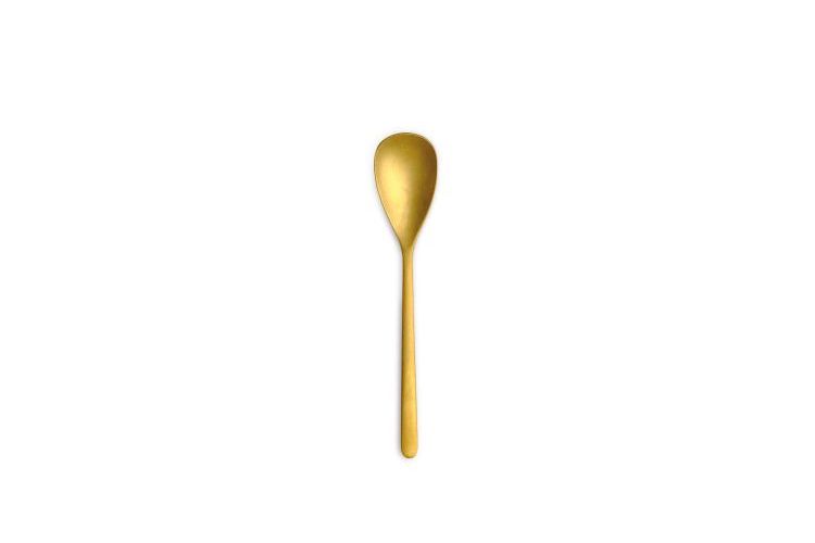 Menülöffel 206mm 4mm CANADA 18/0 VINTAGE gold
