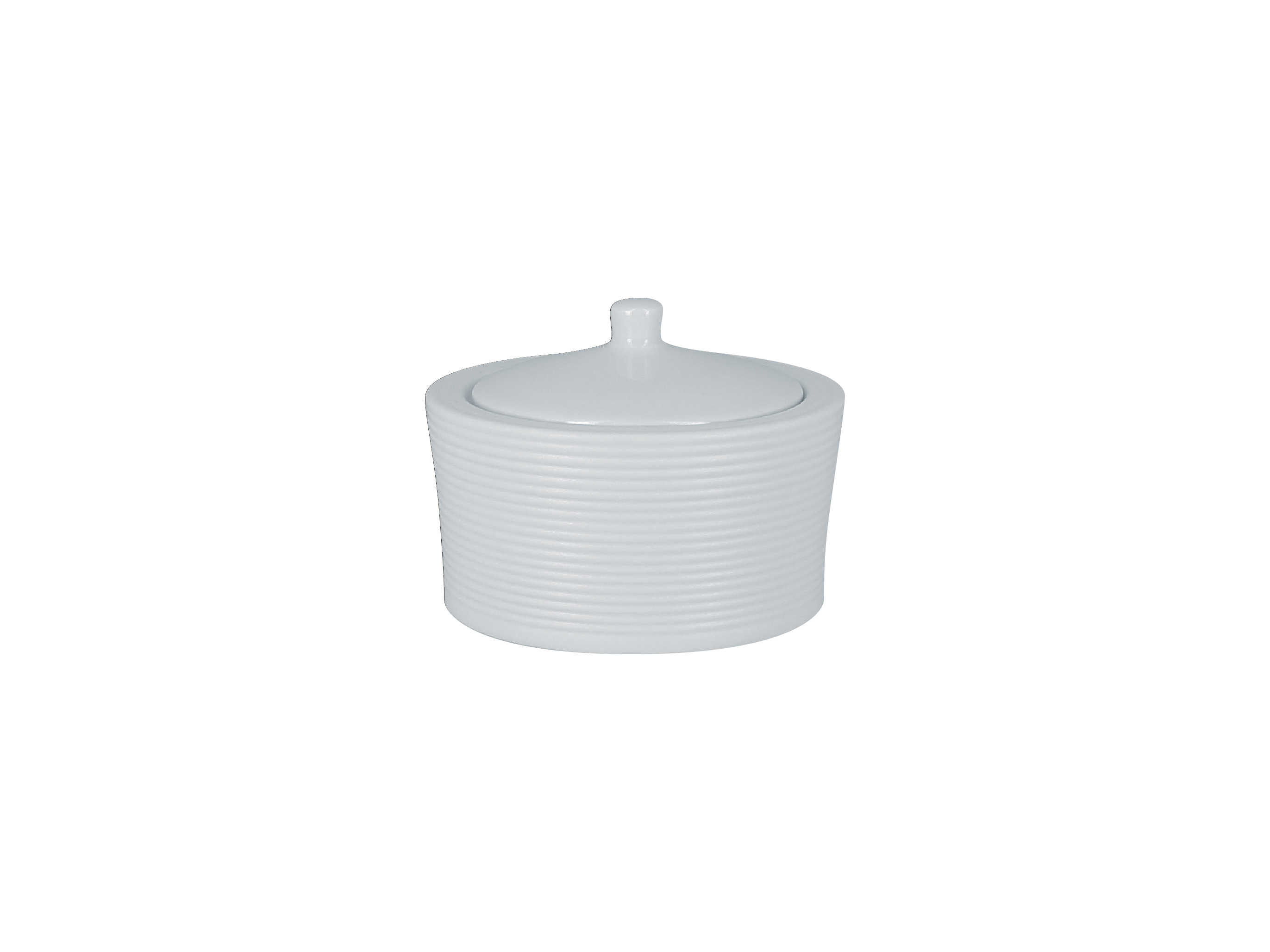 Zuckerdose mit Deckel Ø10cm H7,8cm 0,225L EVOLUTION white