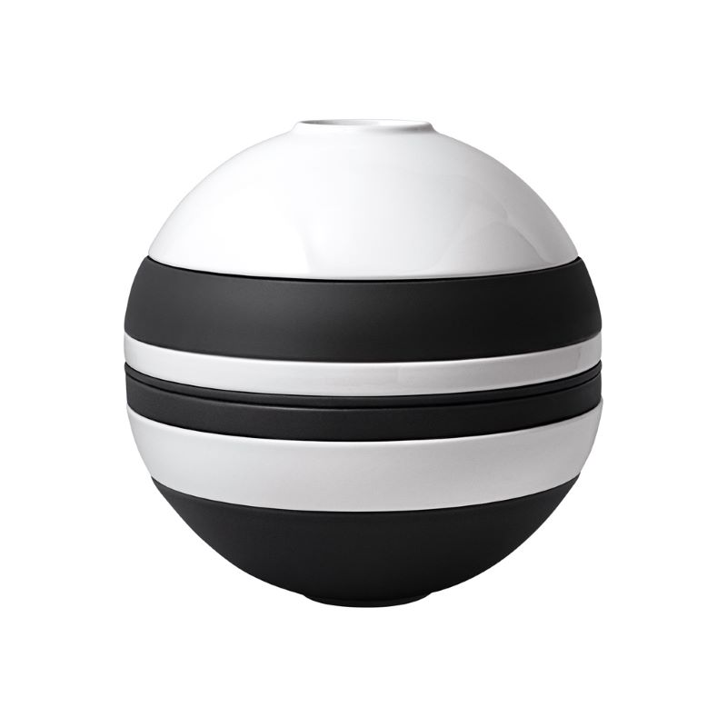 LA BOULE black & white Ø24cm H23,5cm Iconic LA BOULE black & white