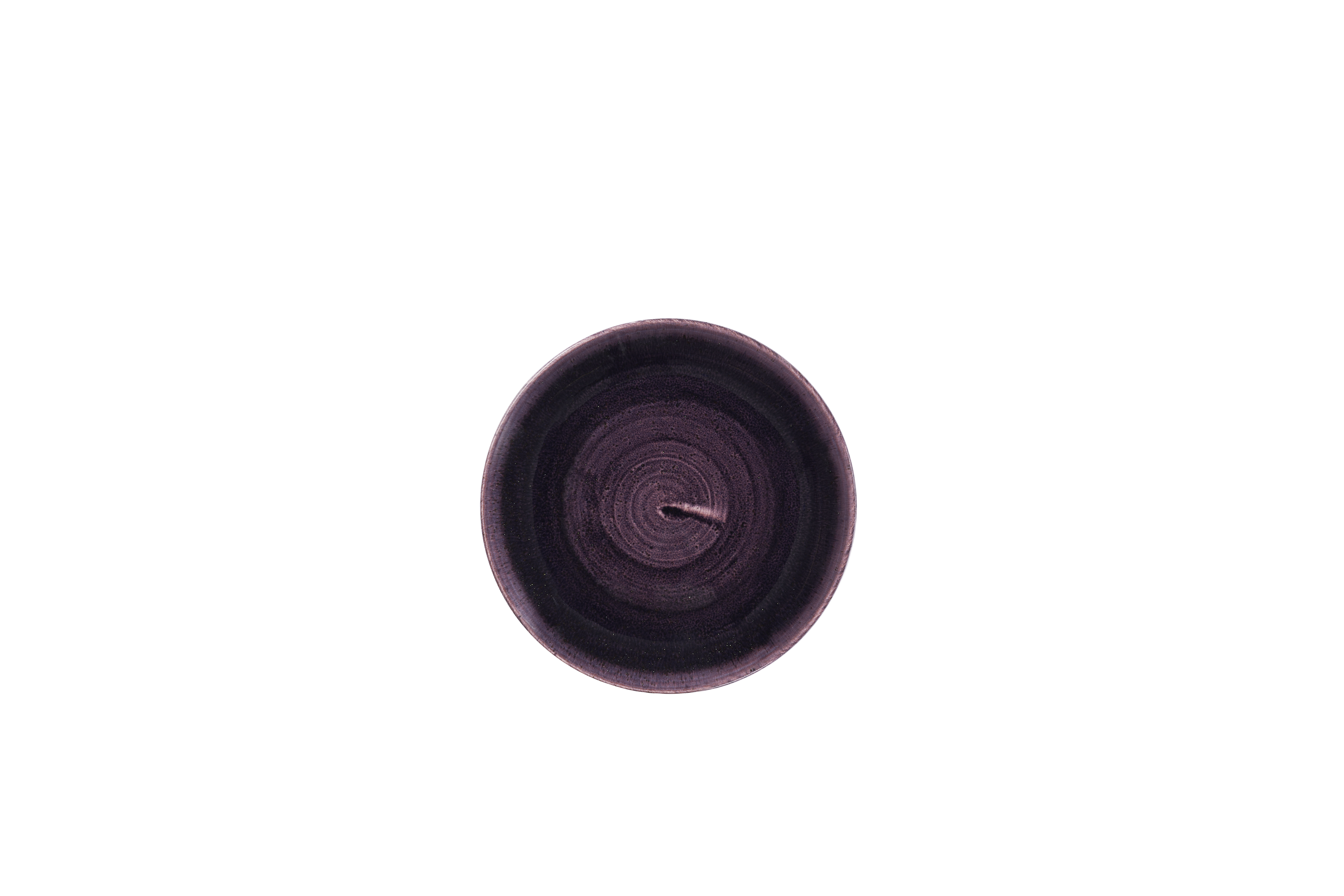 Teller flach coup 16,5cm STONECAST PATINA deep purple
