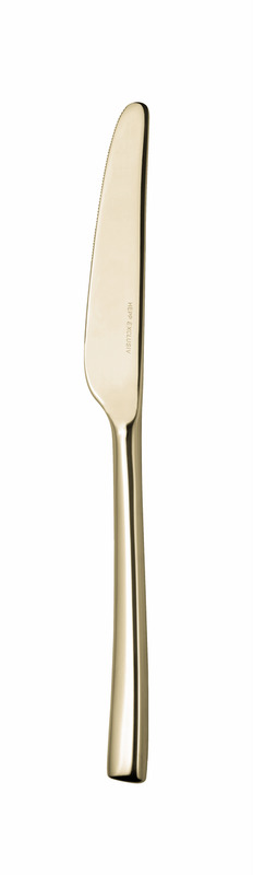 Menümesser mono 235mm TRILOGIE PVD 18/0 hellgold