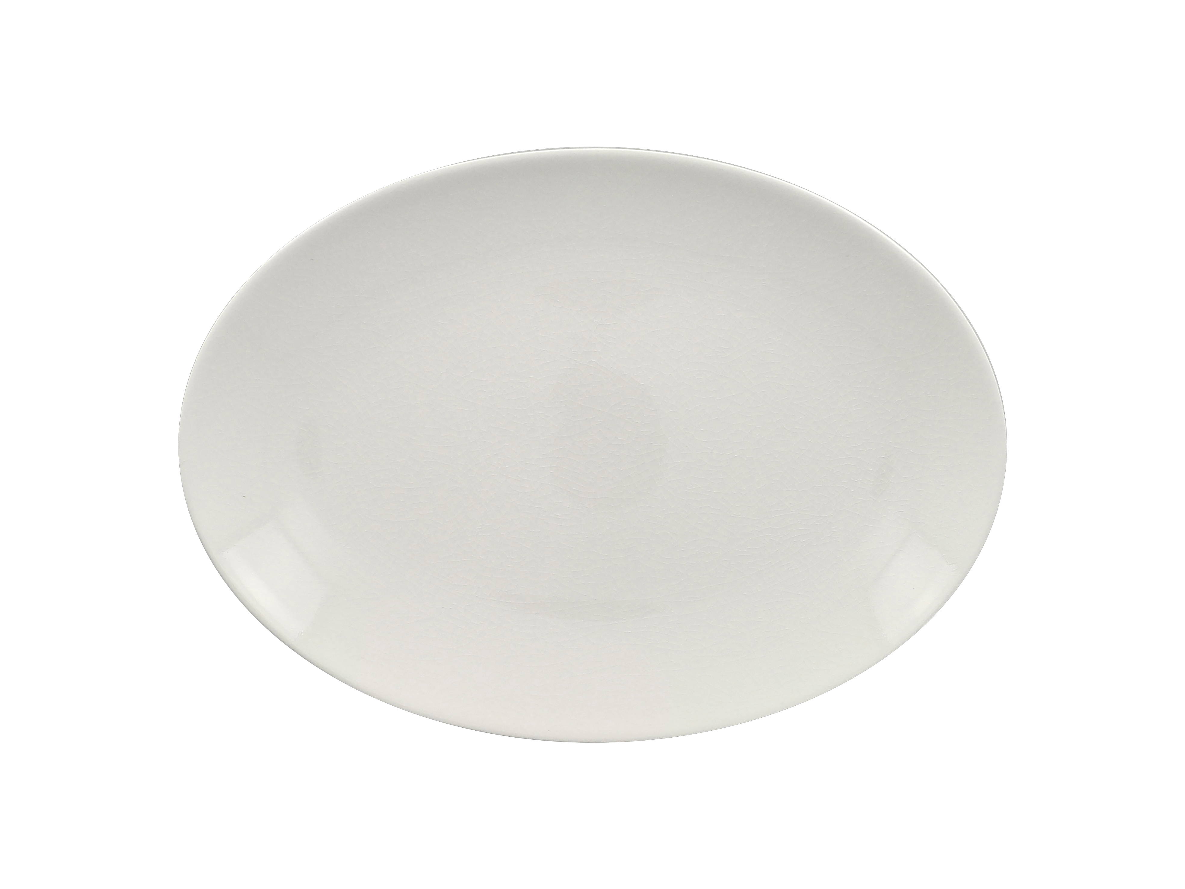 Platte oval 32x23cm VINTAGE weiß